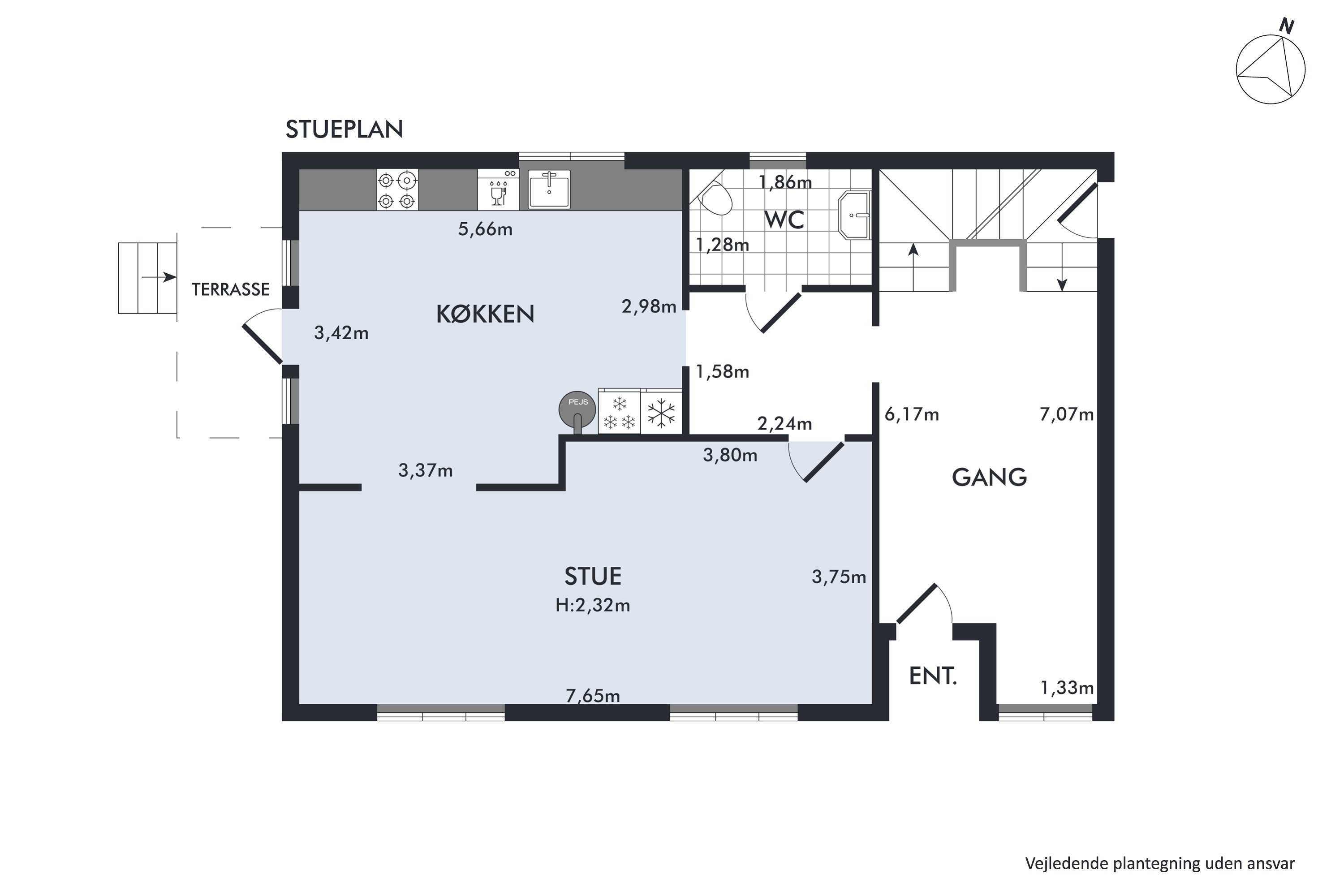 Plantegninger billede af Østergårds Allé 32, 2500 Valby