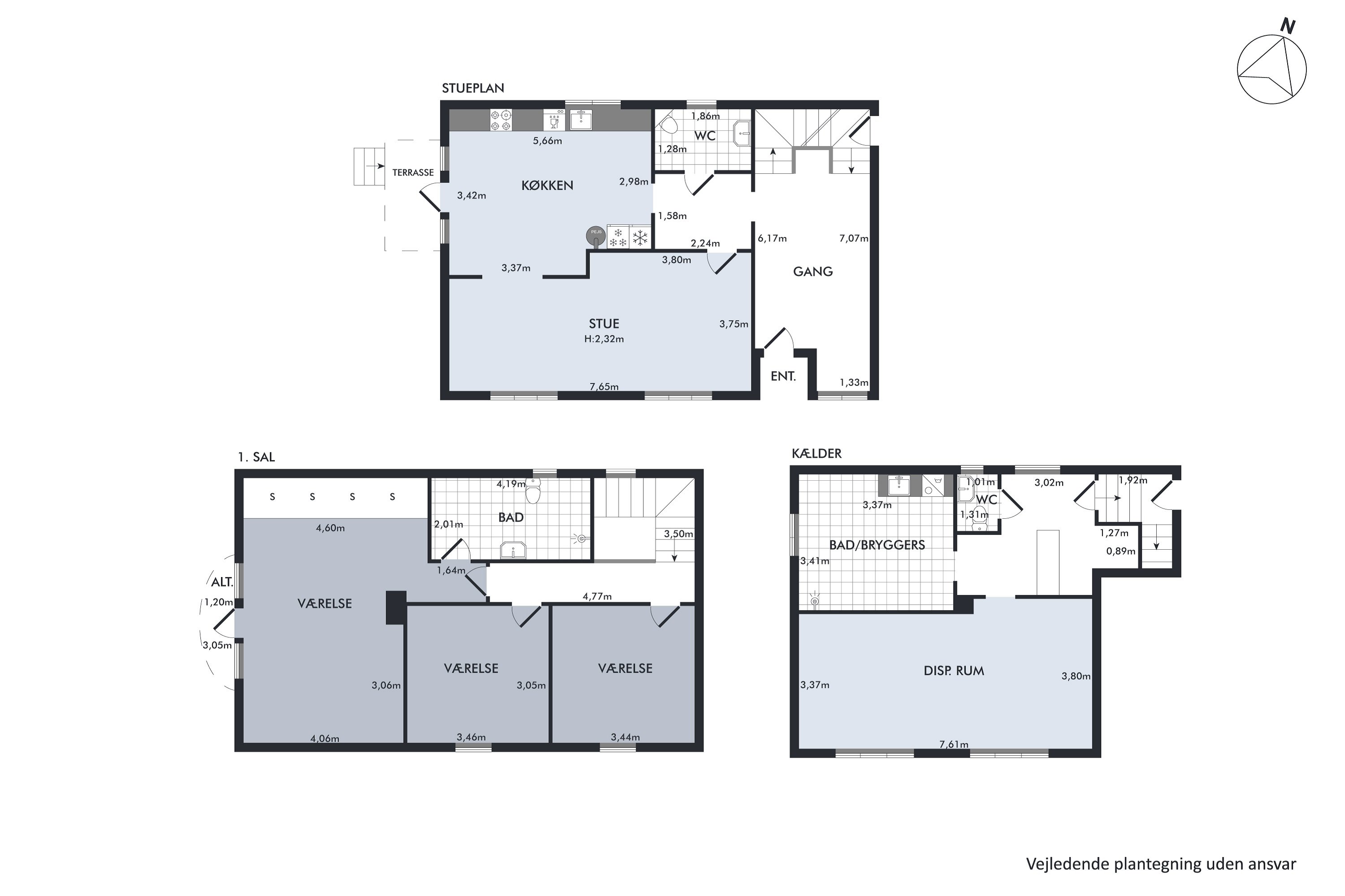 Plantegninger billede af Østergårds Allé 32, 2500 Valby