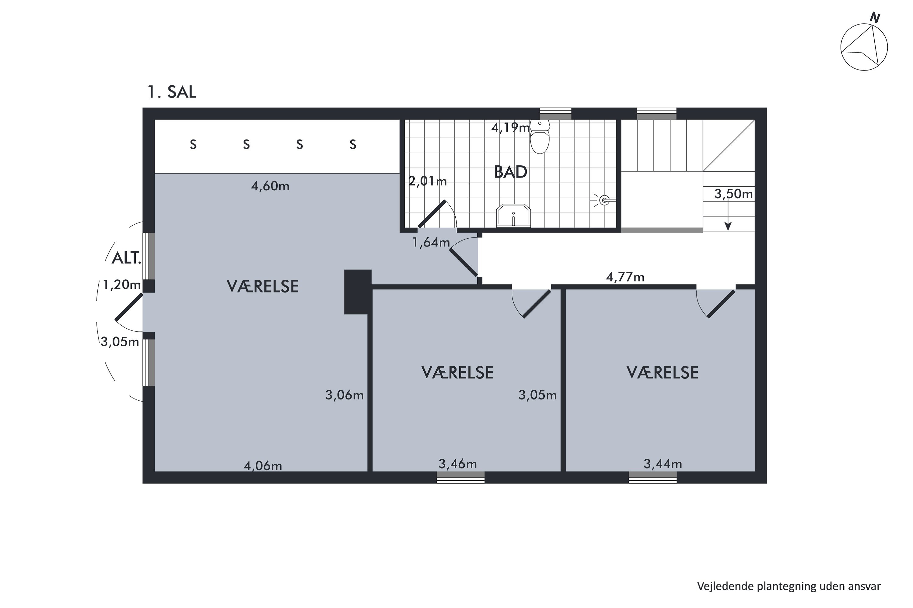 Plantegninger billede af Østergårds Allé 32, 2500 Valby