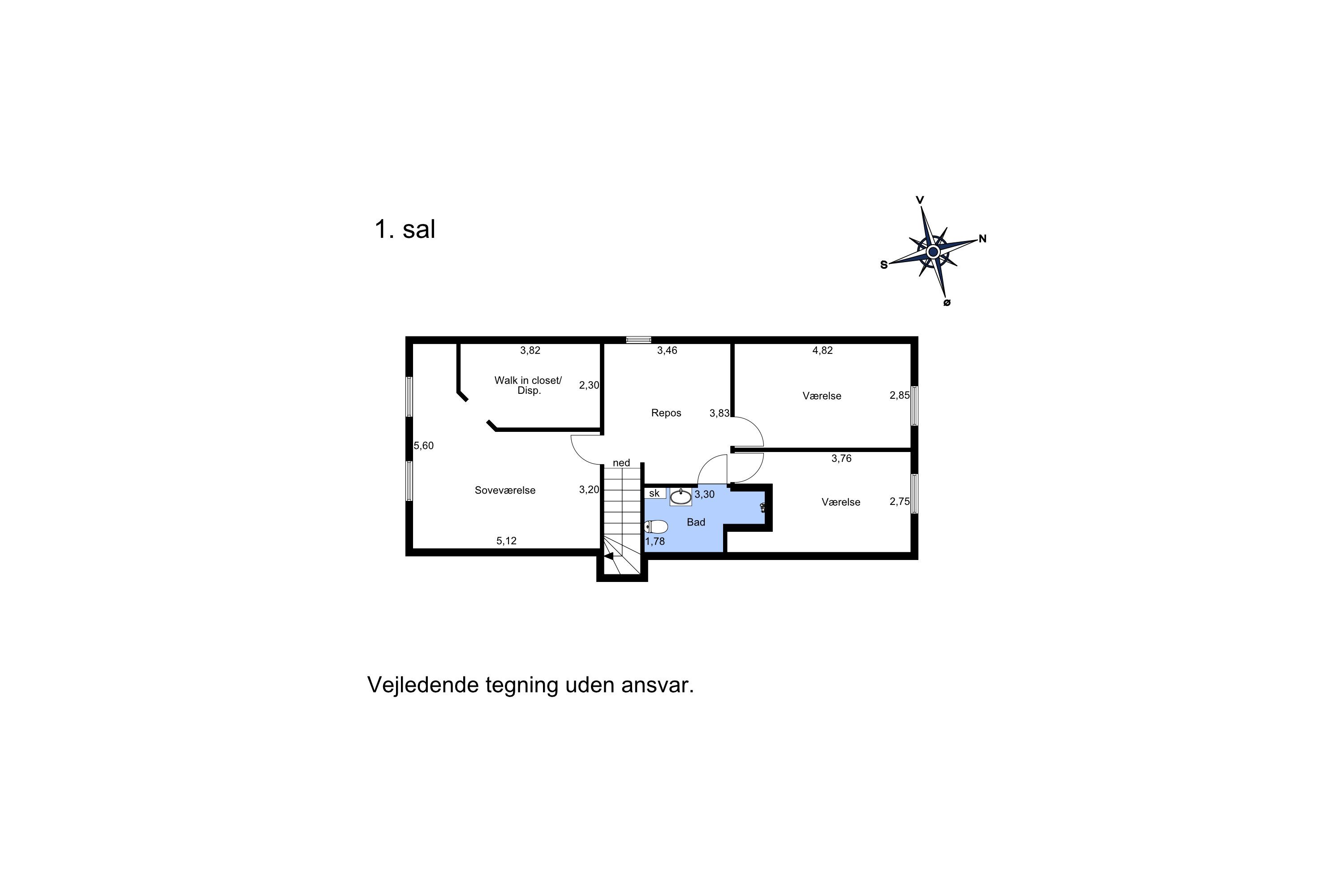 Plantegninger billede af Nørremarksvej 28, 9440 Aabybro