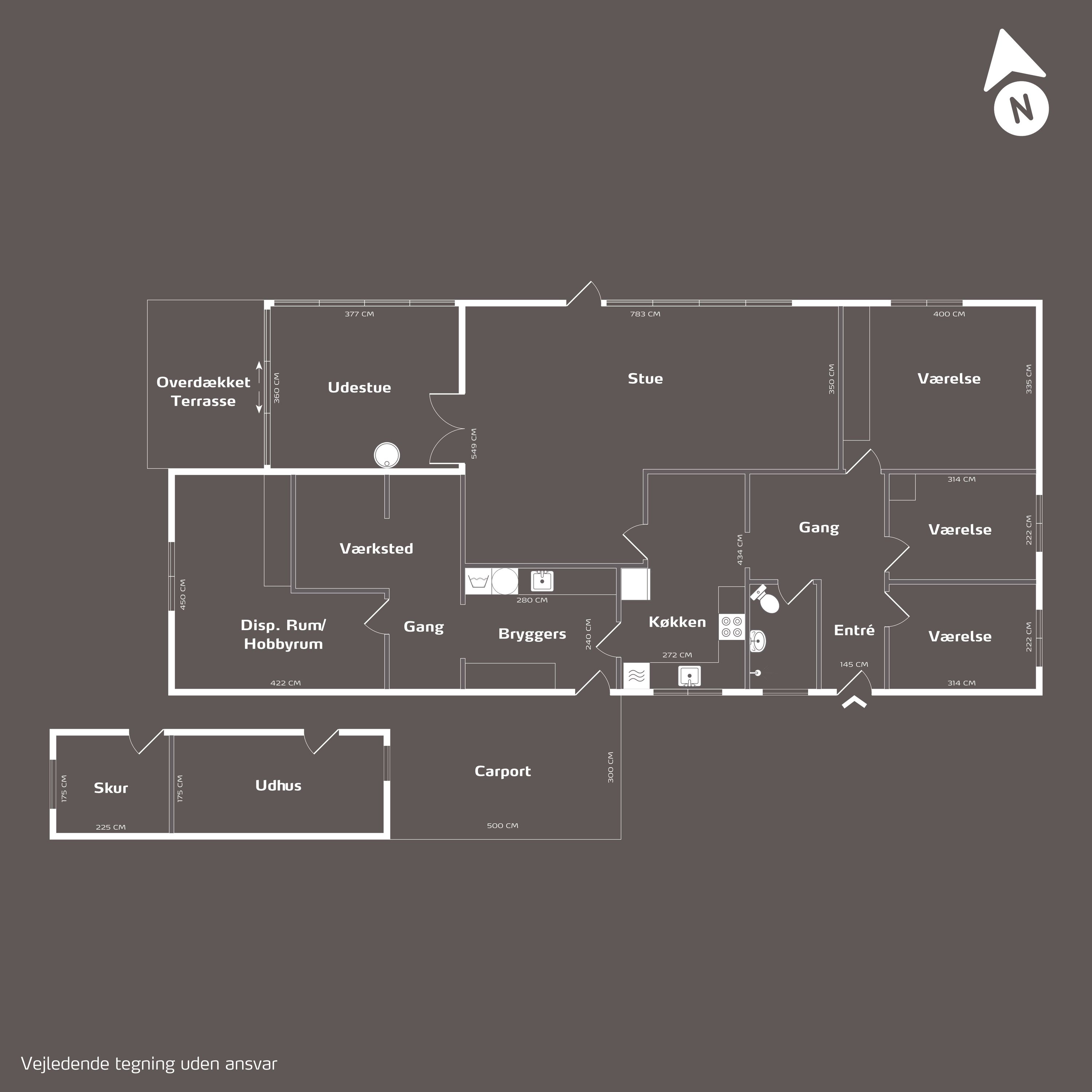 Plantegninger billede af Rønnevej 12, 5492 Vissenbjerg