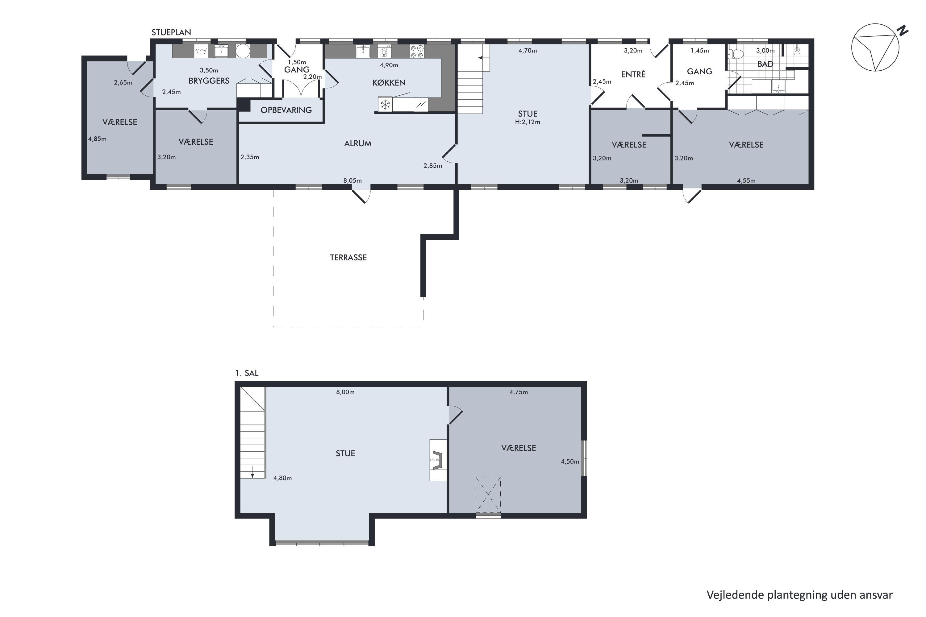 Plantegninger billede af Lillegade 12, Hald, 8983 Gjerlev J