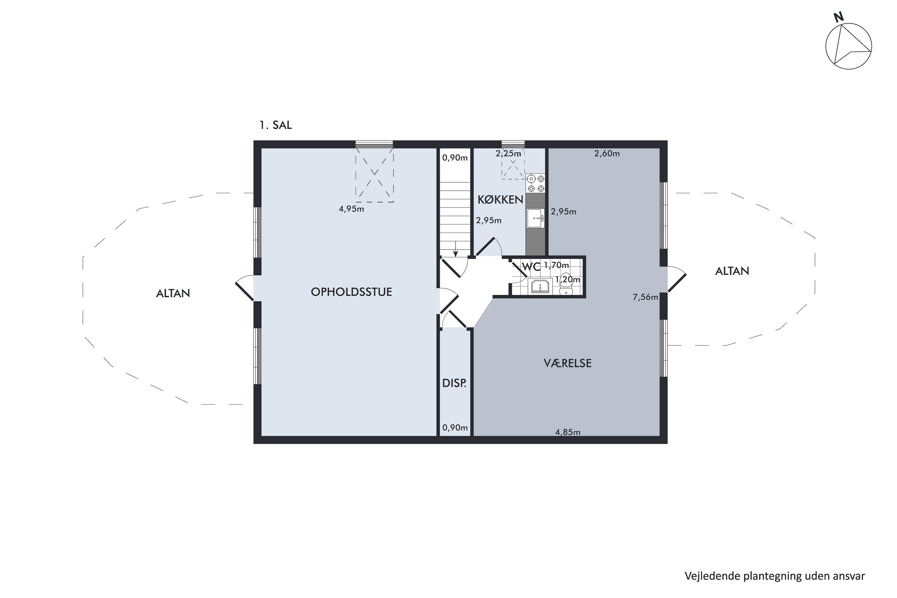 Plantegninger billede af Vænget 15, 8940 Randers SV