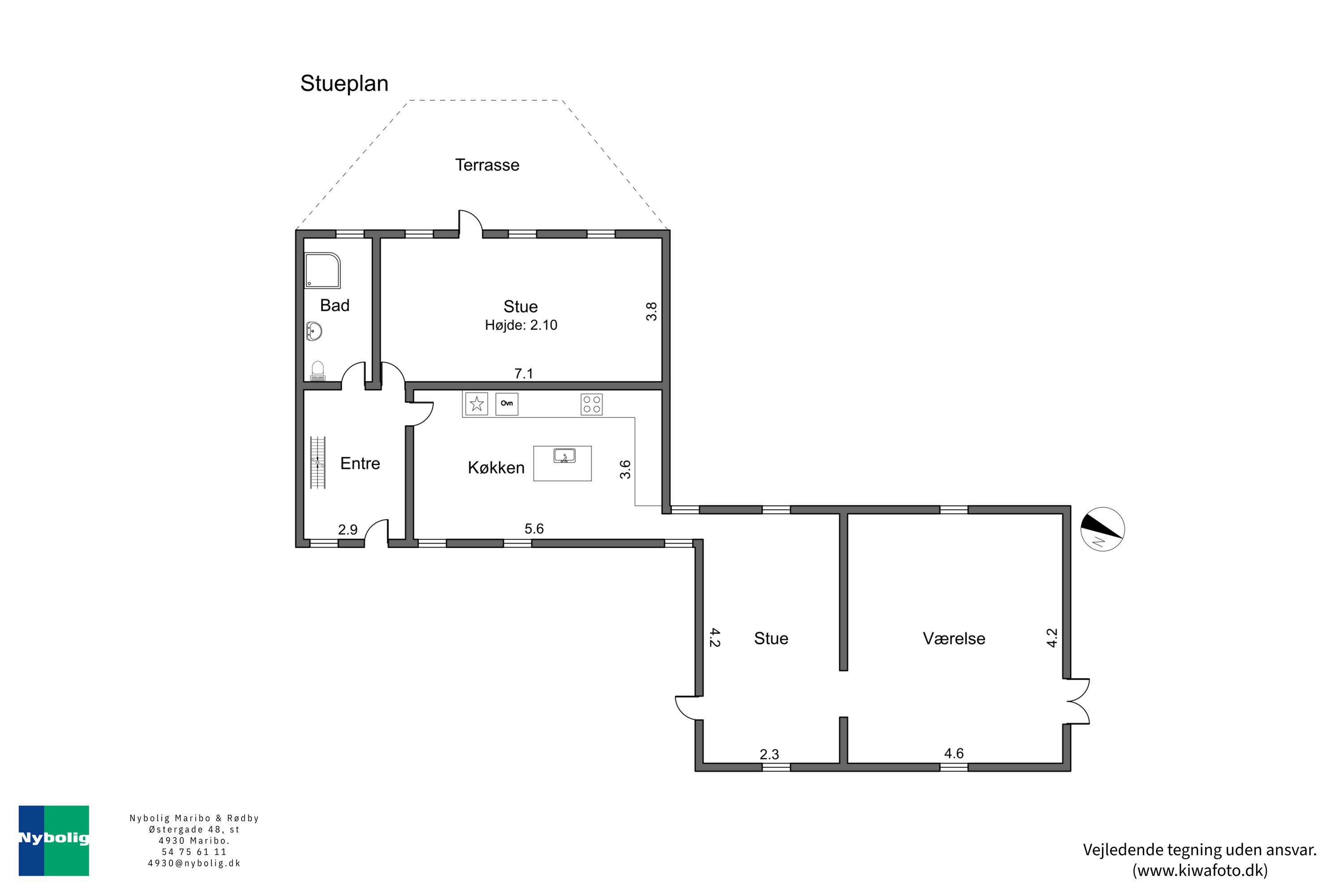 Plantegninger billede af Kårup Vænge 2, Godsted, 4894 Øster Ulslev