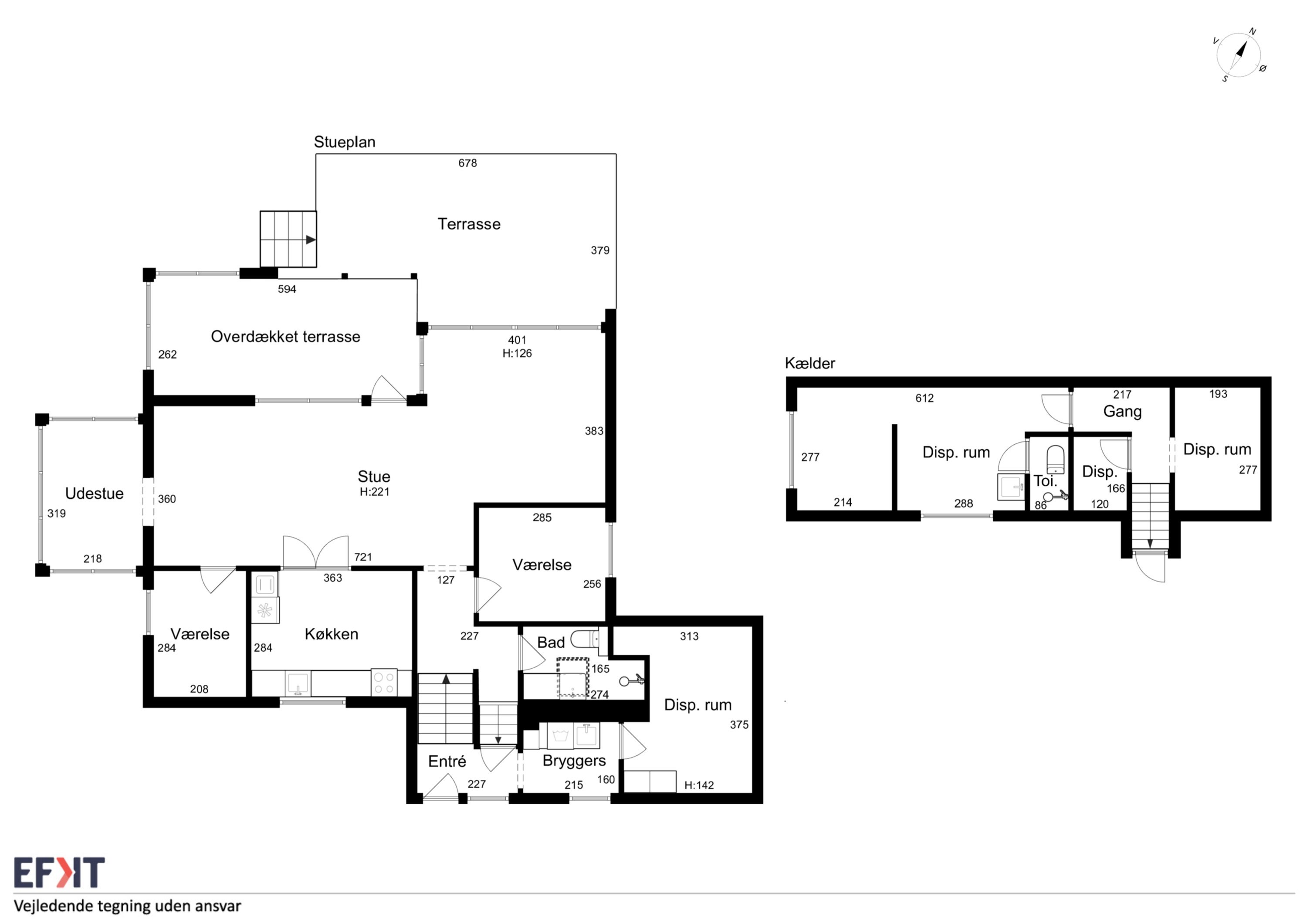 Plantegninger billede af Tværgade 10, 8300 Odder