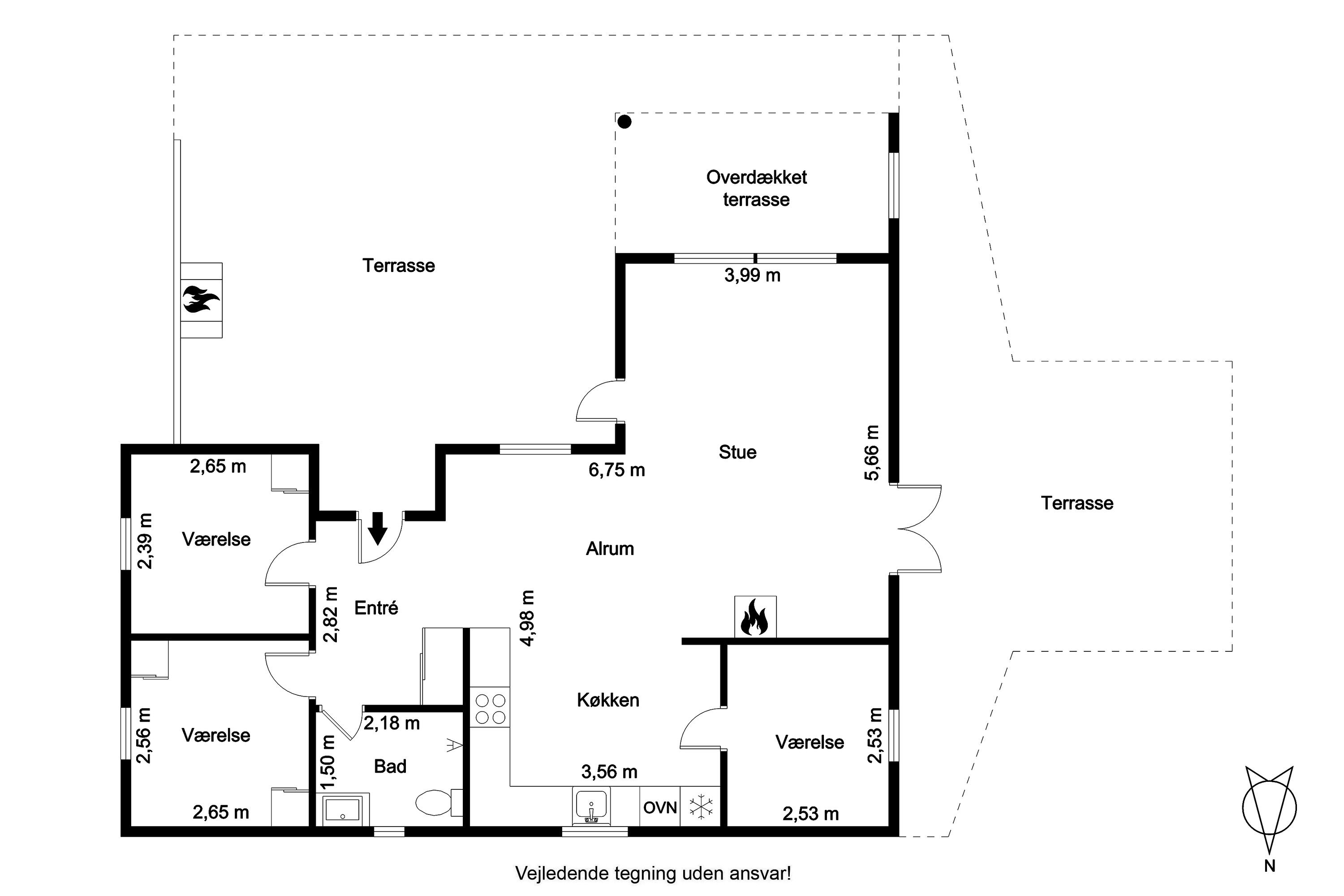 Plantegninger billede af Mariesvej 55, Trend, 9670 Løgstør