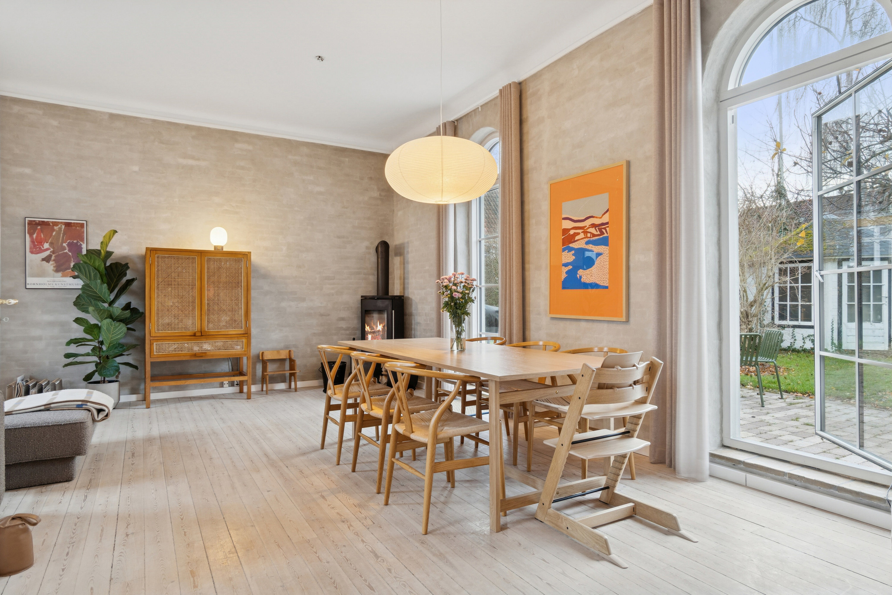 Fremhævet spisestue billede i fuldskærmstilstand. Billede af Hjortekærsvej 170, 2800 Kongens Lyngby