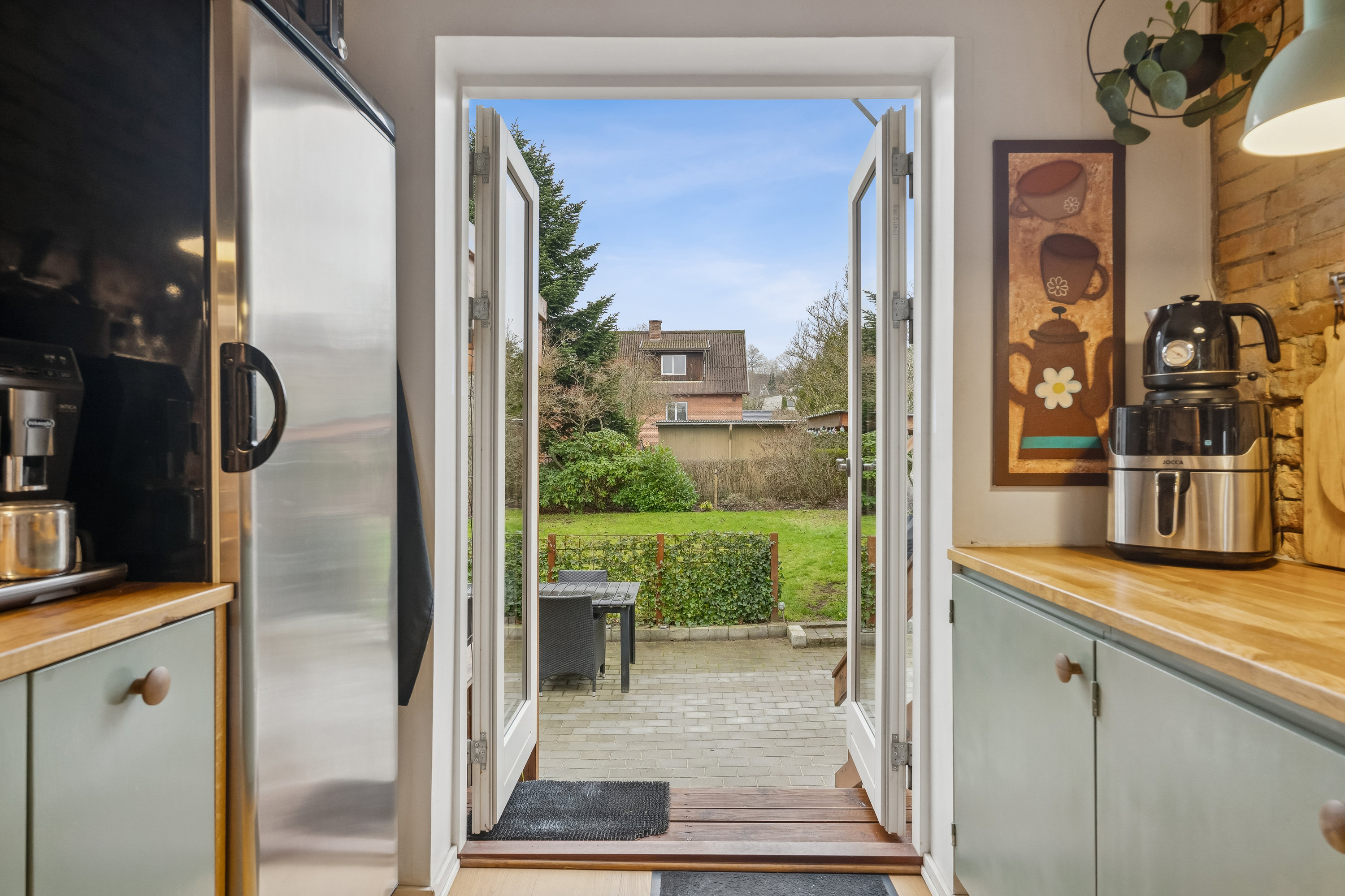 Fremhævet køkken billede i fuldskærmstilstand. Billede af Fælledvej 11, 8870 Langå