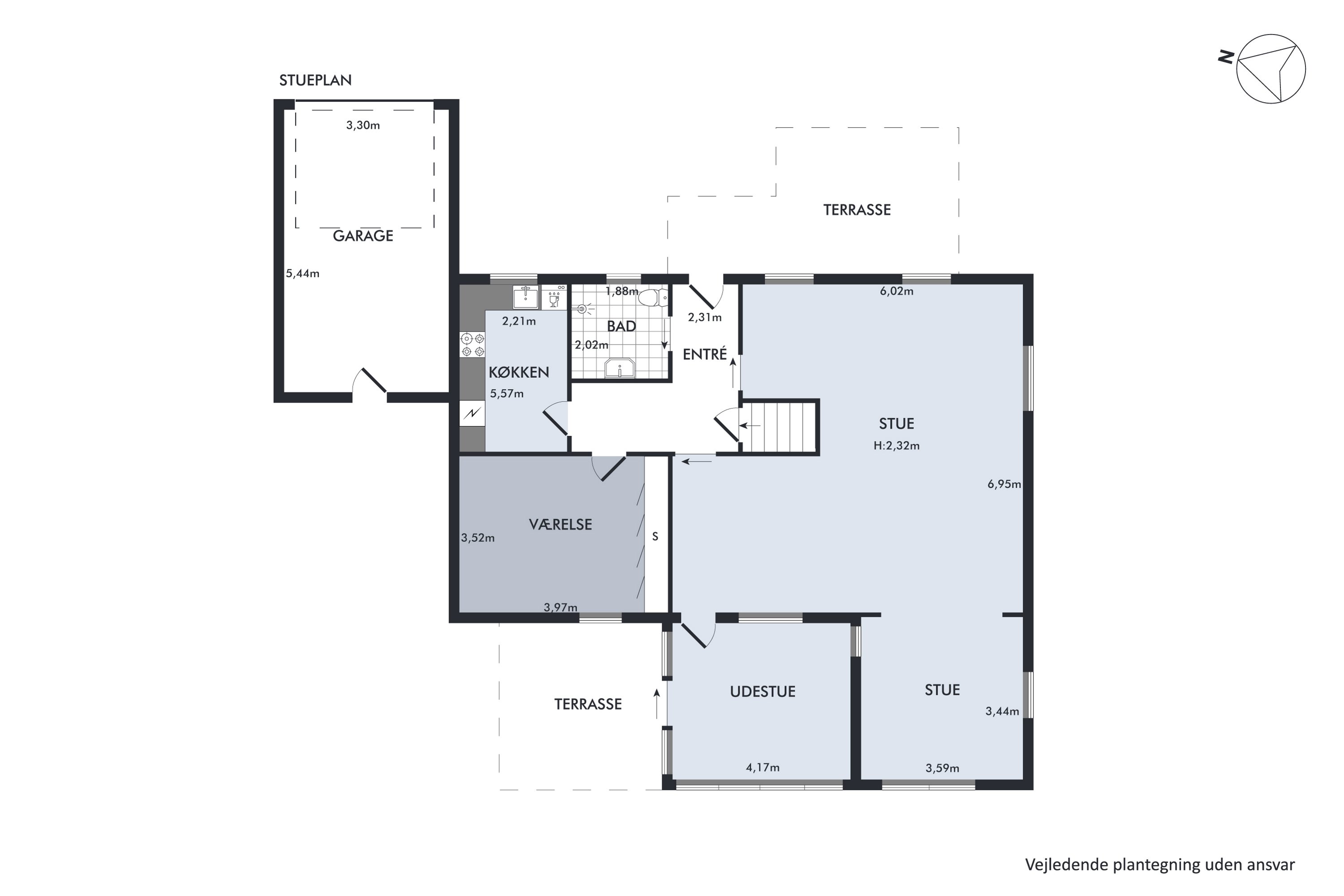 Plantegninger billede af Århusvej 108, 8500 Grenaa