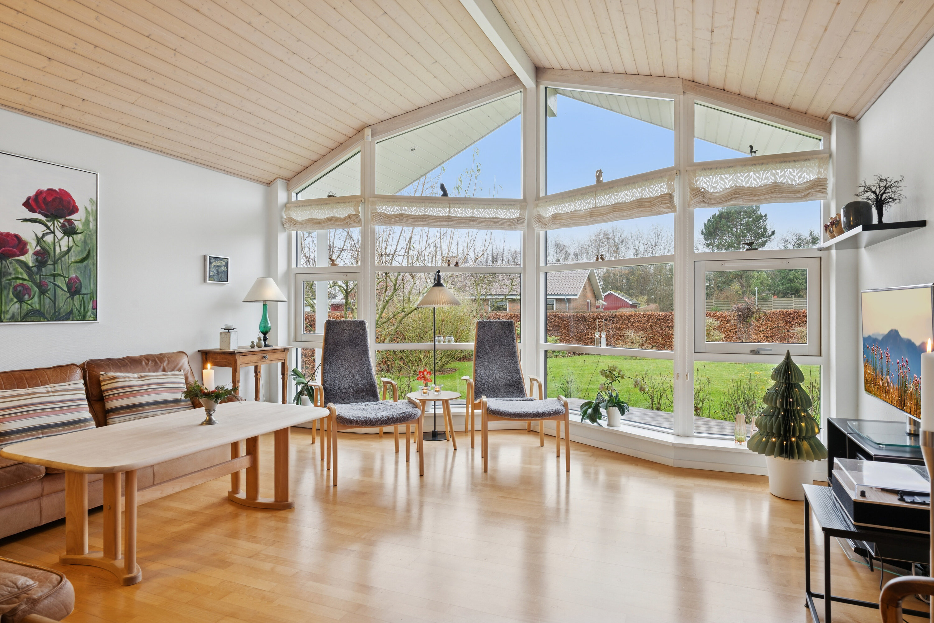 Fremhævet stue billede i fuldskærmstilstand. Billede af Solstien 4, Gl Kalvehave, 4771 Kalvehave