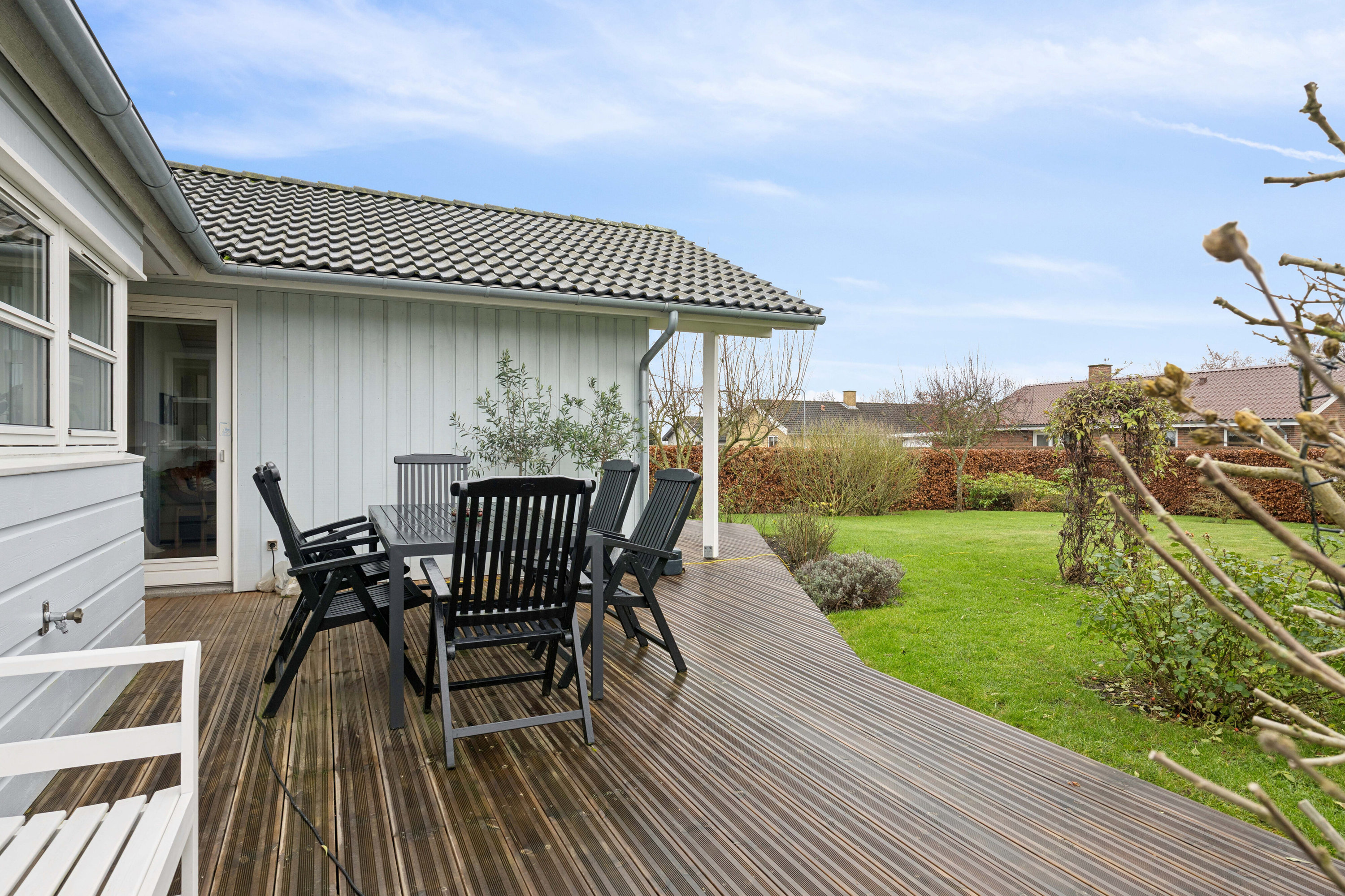 Fremhævet terrasse billede i fuldskærmstilstand. Billede af Solstien 4, Gl Kalvehave, 4771 Kalvehave