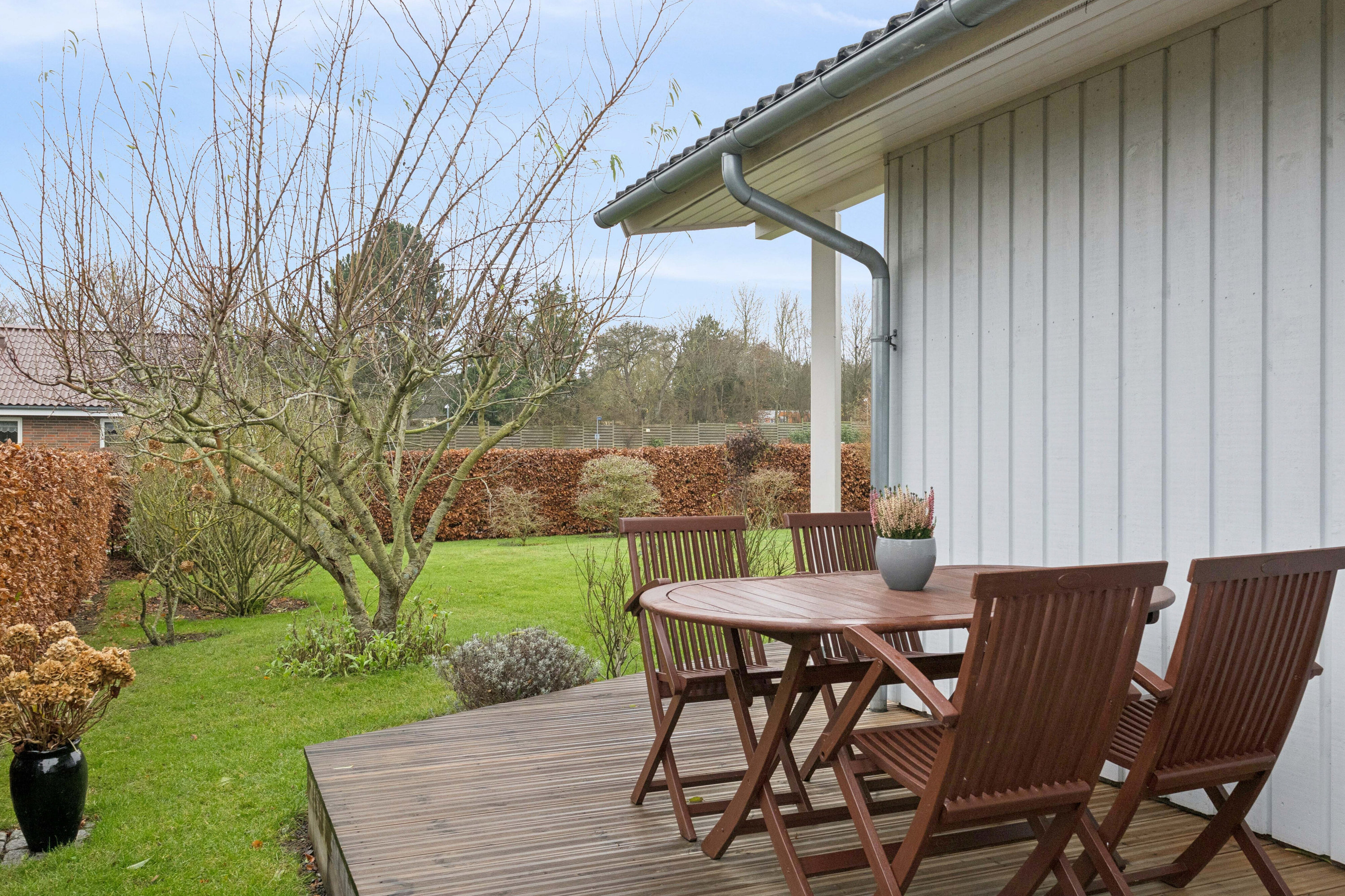 Fremhævet terrasse billede i fuldskærmstilstand. Billede af Solstien 4, Gl Kalvehave, 4771 Kalvehave