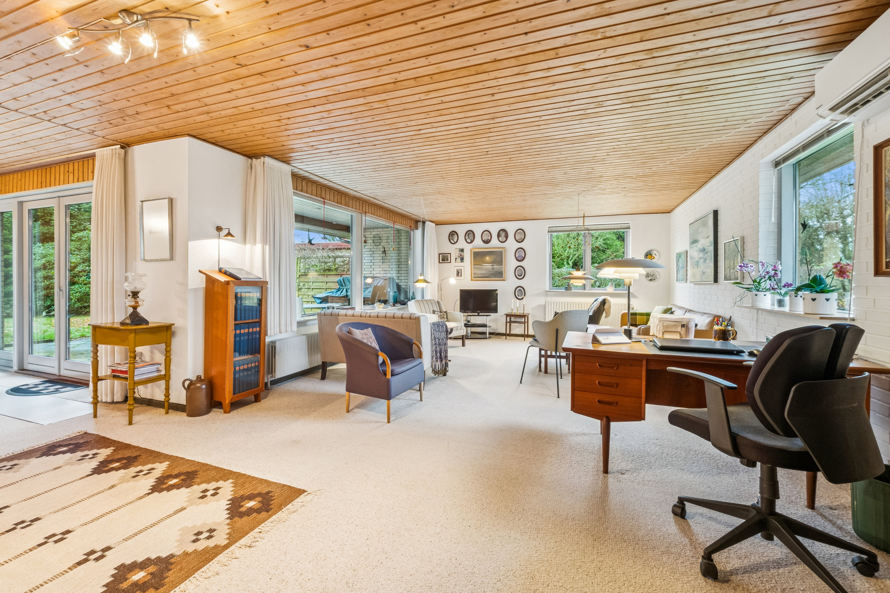 Fremhævet stue billede i fuldskærmstilstand. Billede af Nørvang 12, Erslev, 7950 Erslev