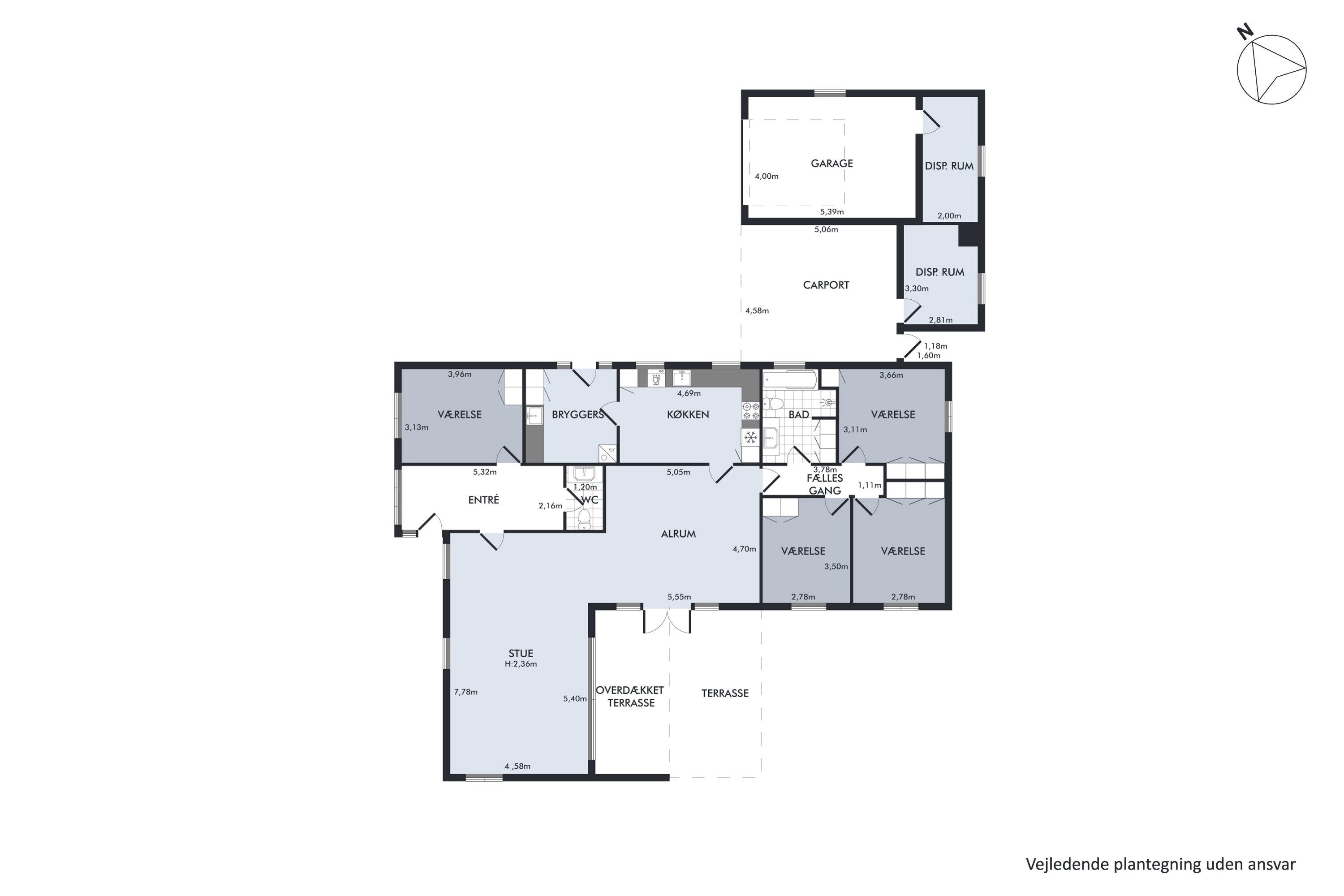Plantegninger billede af Nørvang 12, Erslev, 7950 Erslev