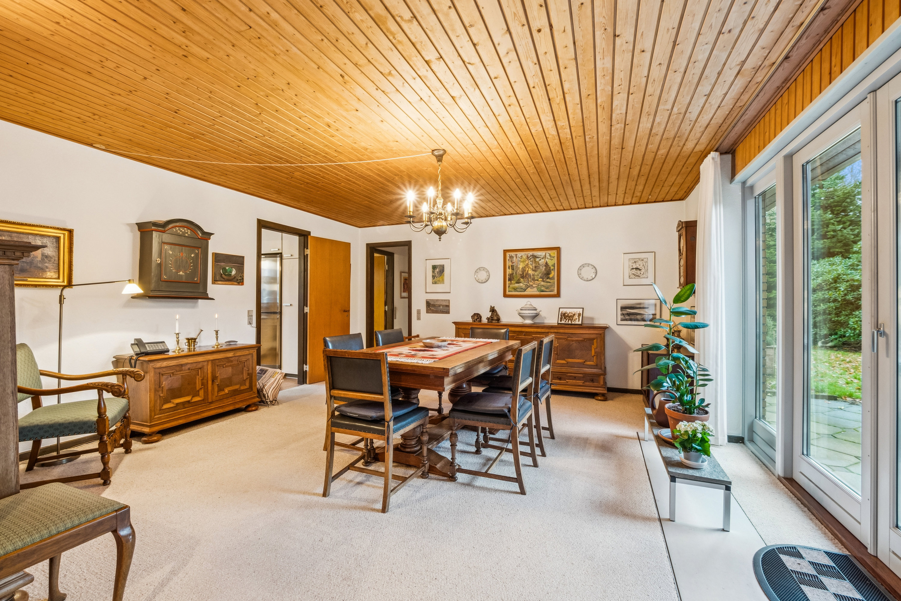 Fremhævet stue billede i fuldskærmstilstand. Billede af Nørvang 12, Erslev, 7950 Erslev