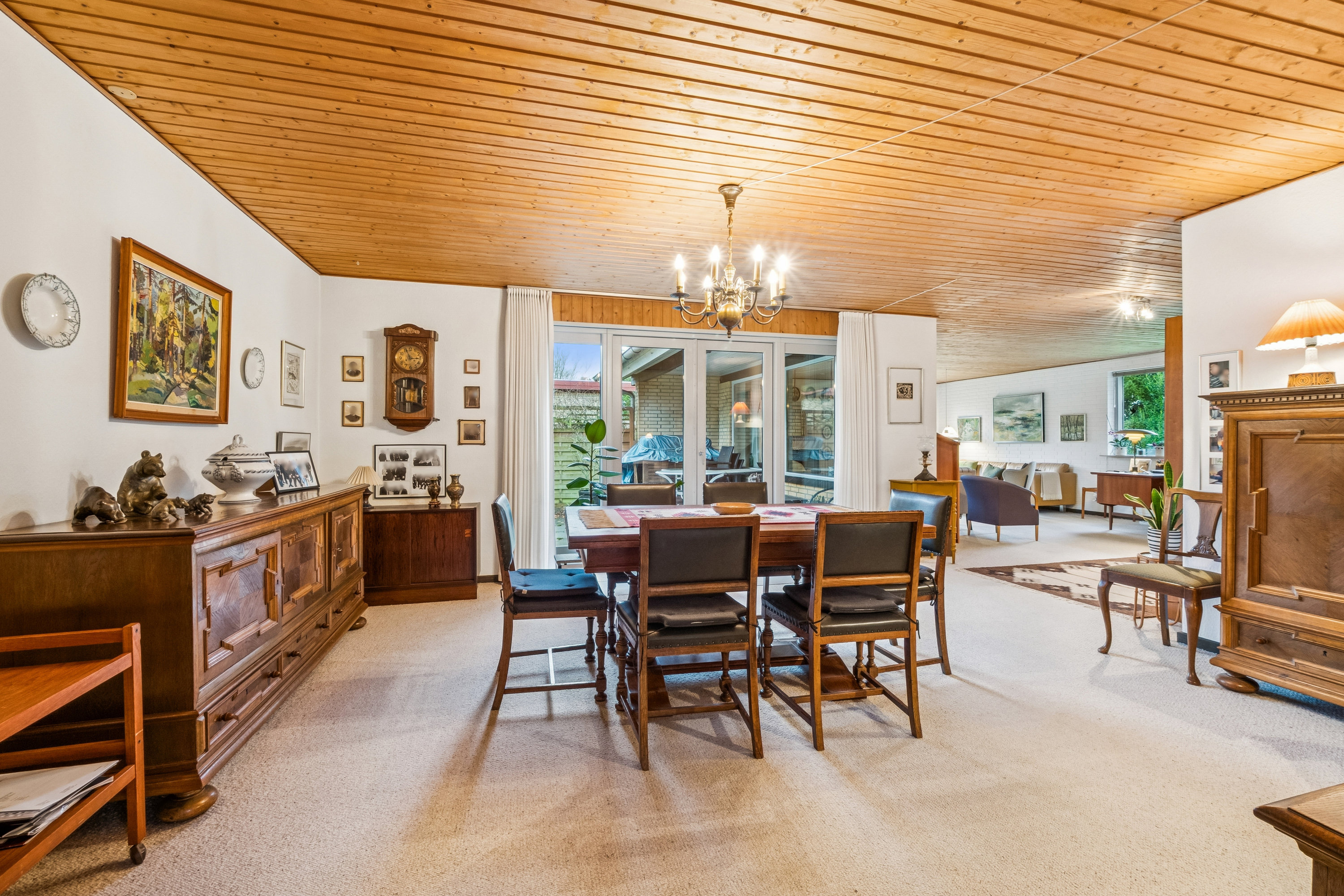 Fremhævet stue billede i fuldskærmstilstand. Billede af Nørvang 12, Erslev, 7950 Erslev