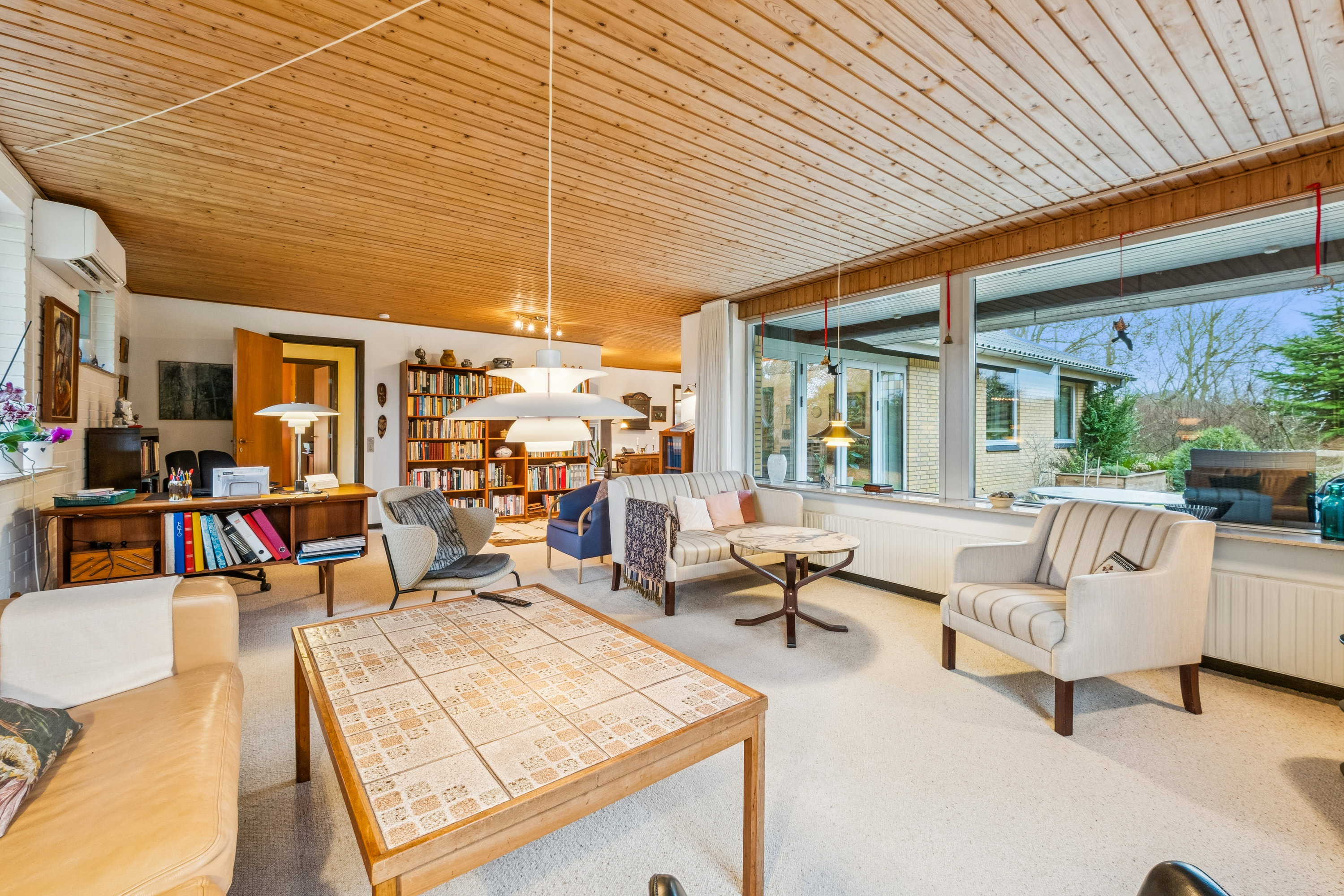 Fremhævet stue billede i fuldskærmstilstand. Billede af Nørvang 12, Erslev, 7950 Erslev