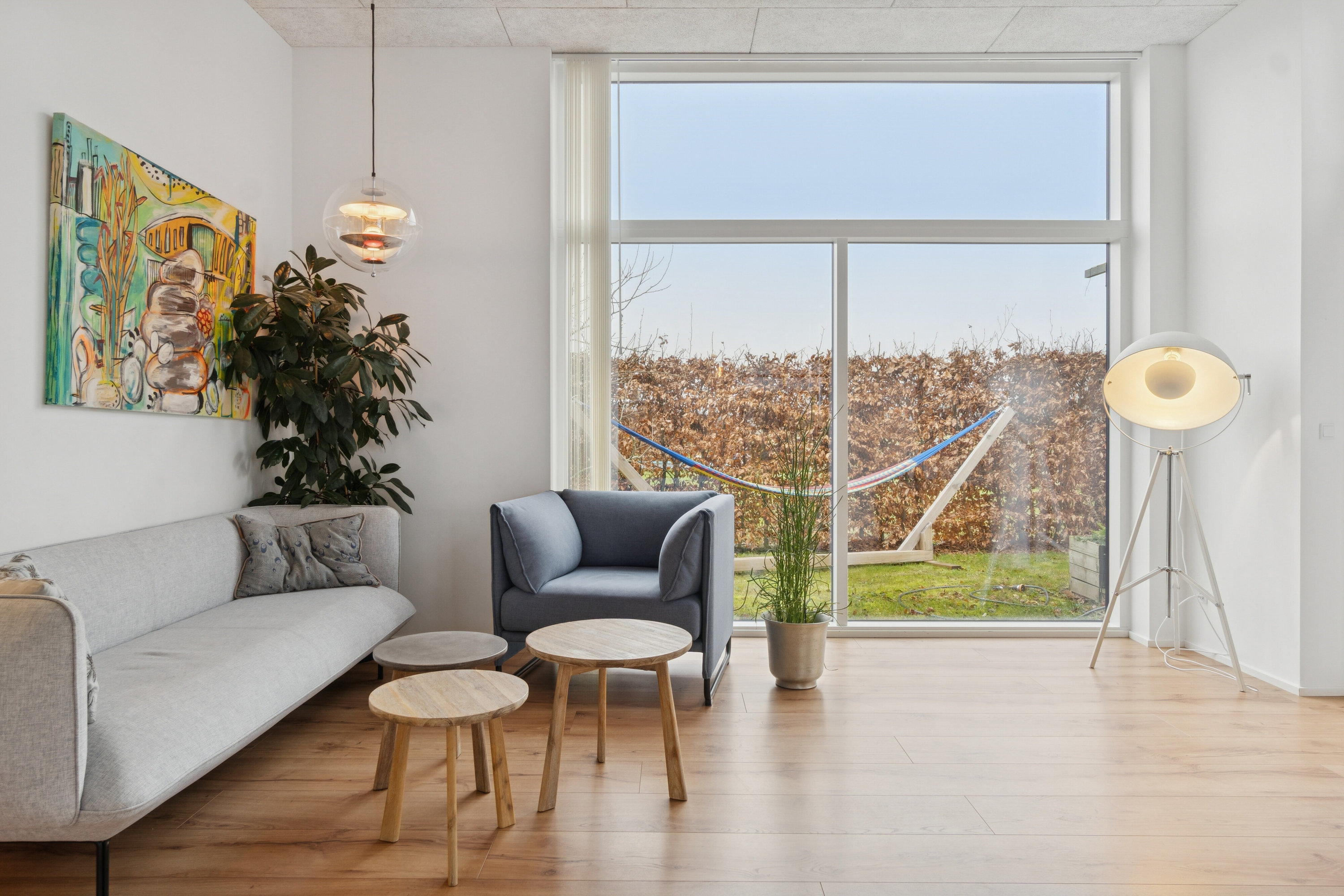 Fremhævet stue billede i fuldskærmstilstand. Billede af Fårdalen 104, 8600 Silkeborg