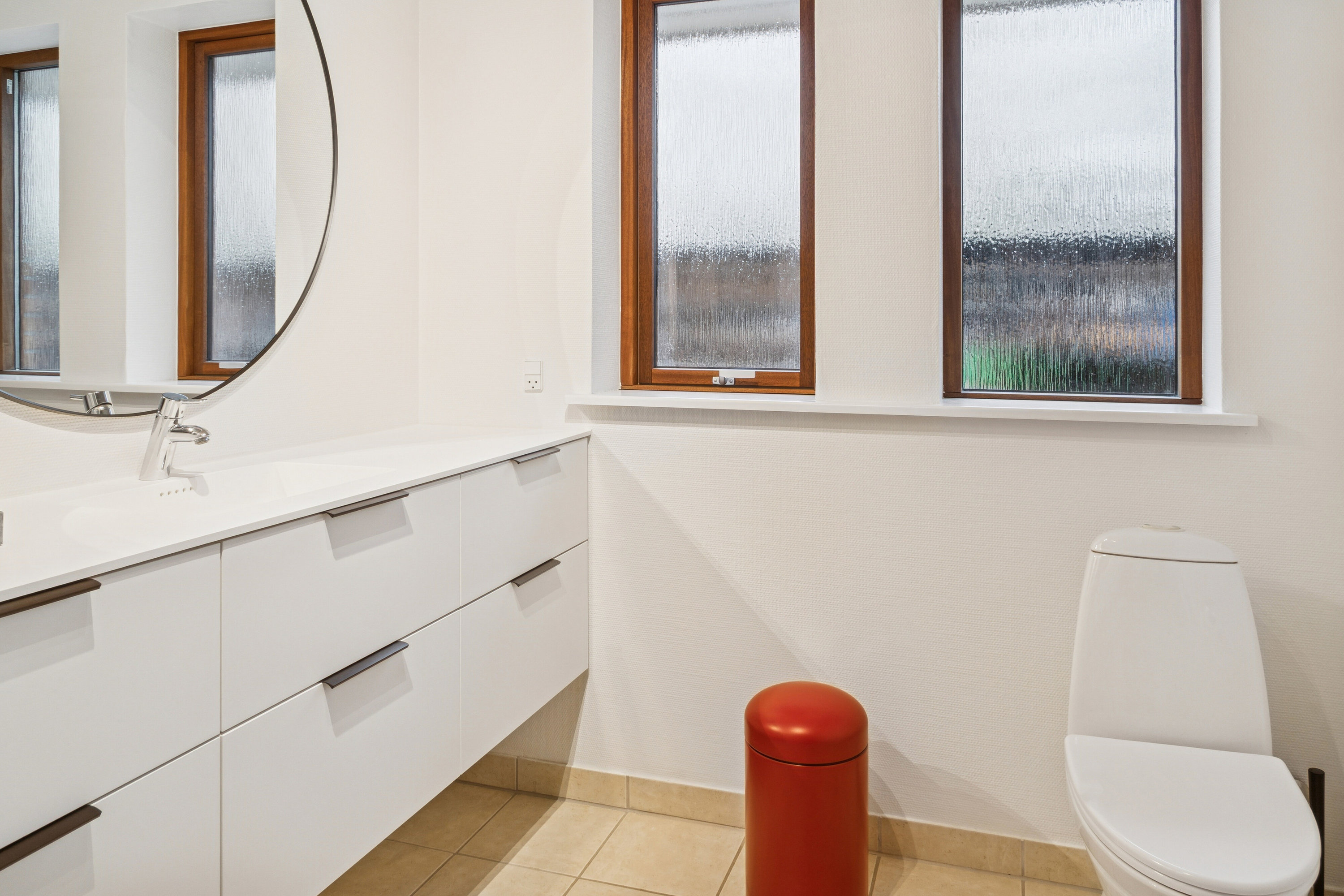 Fremhævet badeværelse billede i fuldskærmstilstand. Billede af Jagtvej 37, 8450 Hammel