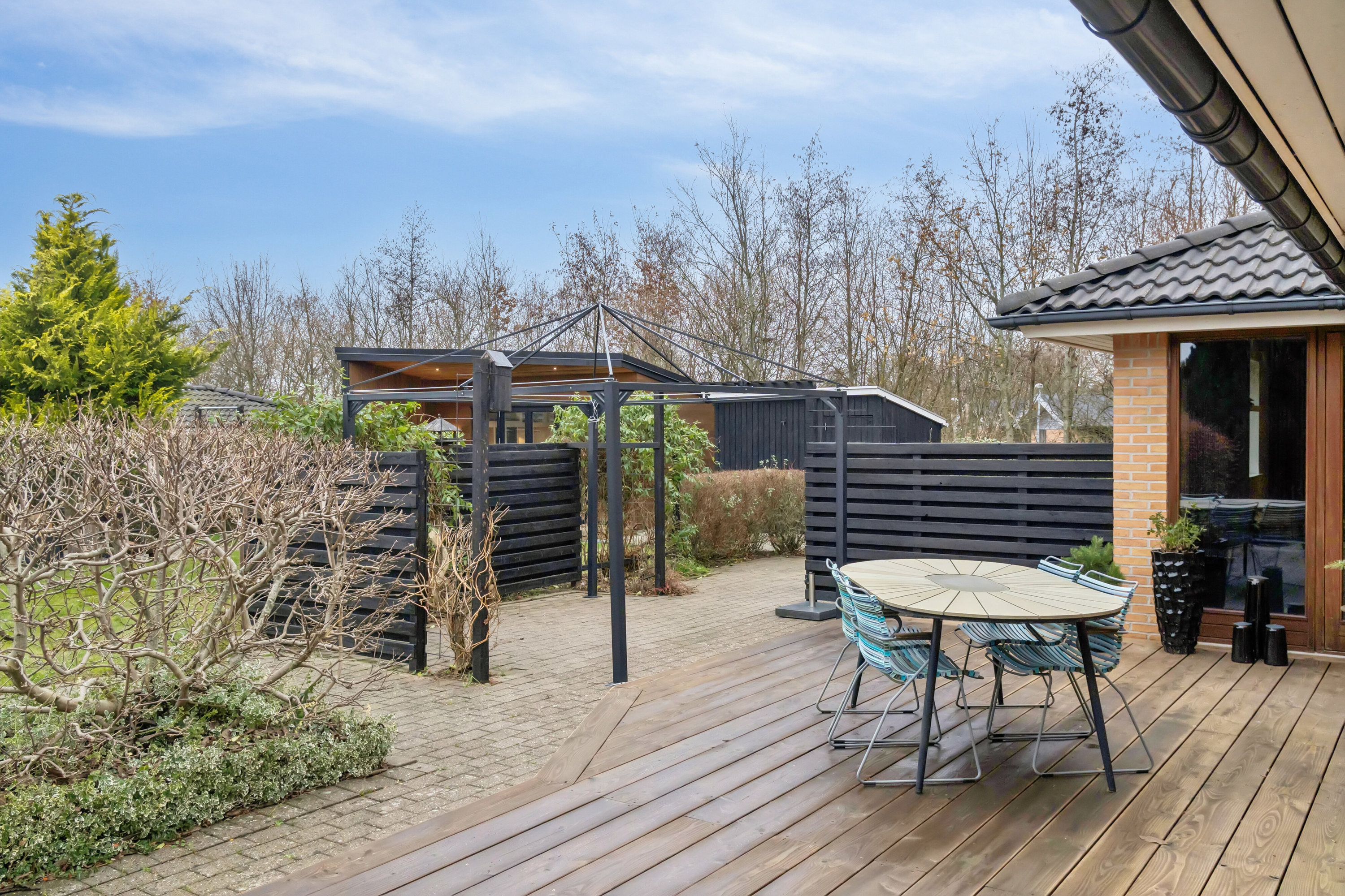 Fremhævet terrasse billede i fuldskærmstilstand. Billede af Jagtvej 37, 8450 Hammel