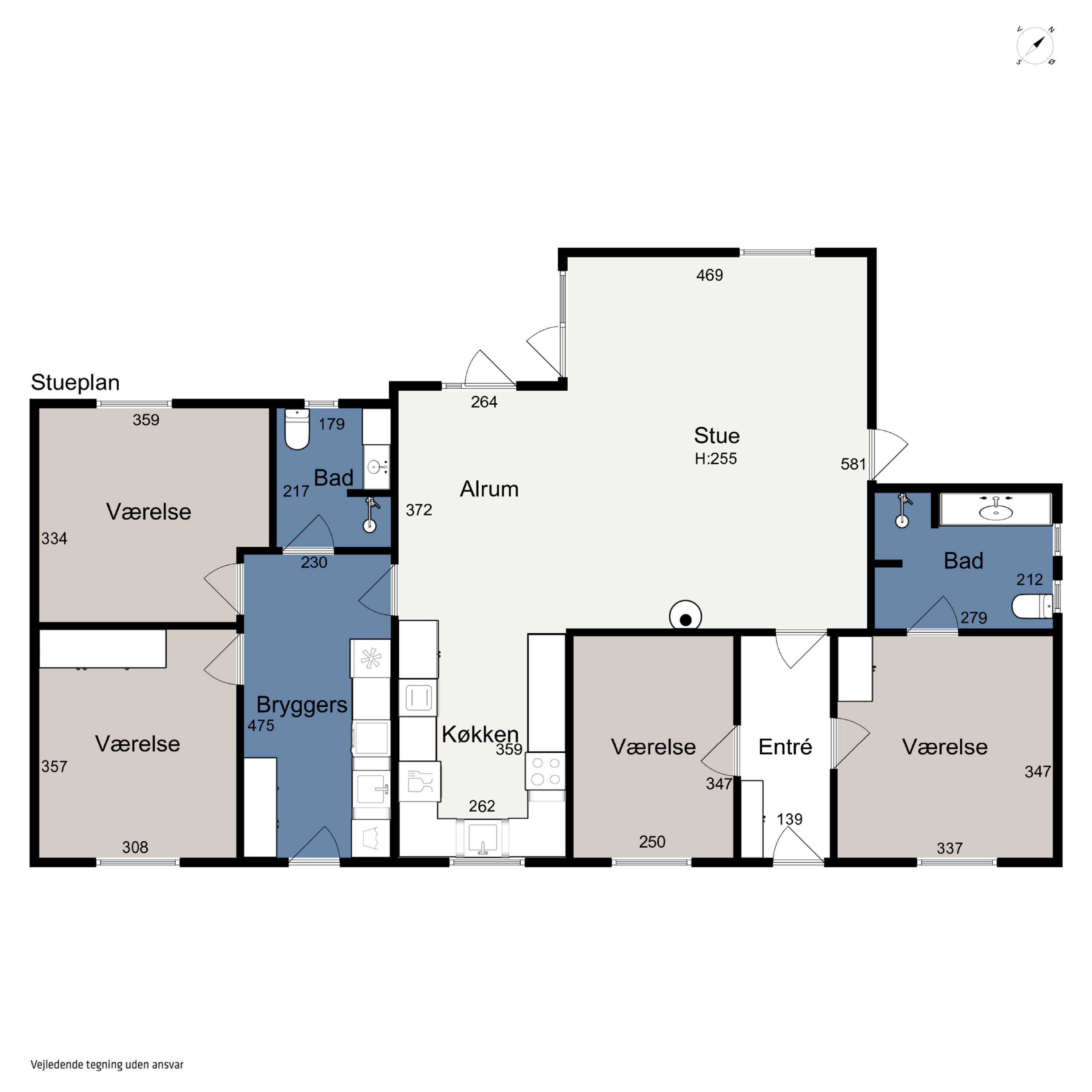 Plantegninger billede af Jagtvej 37, 8450 Hammel