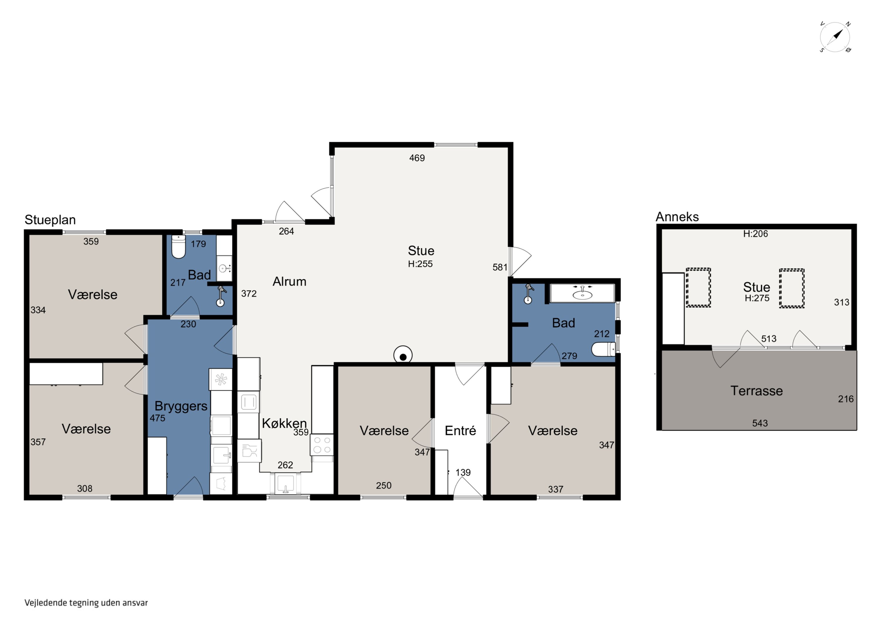 Plantegninger billede af Jagtvej 37, 8450 Hammel