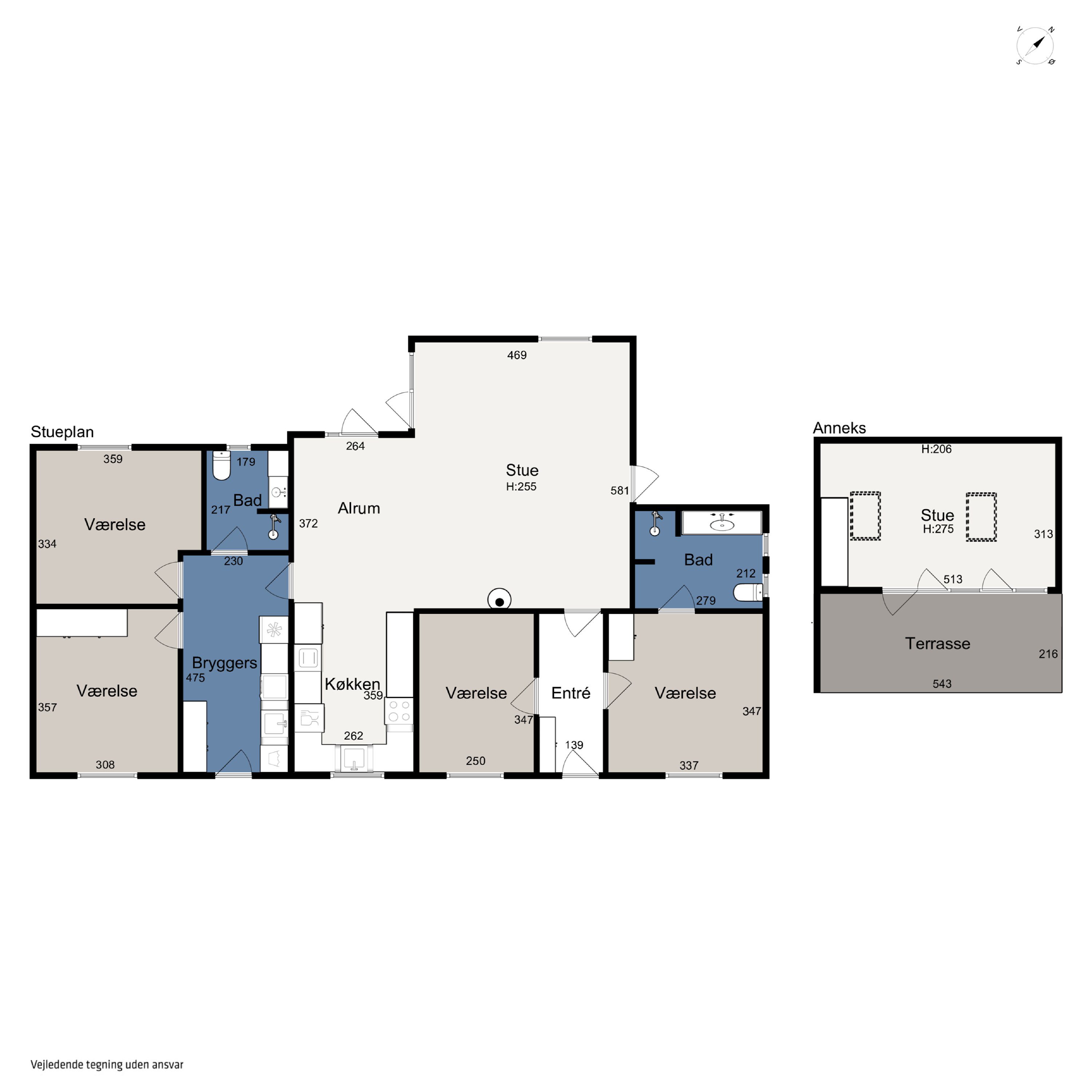 Plantegninger billede af Jagtvej 37, 8450 Hammel