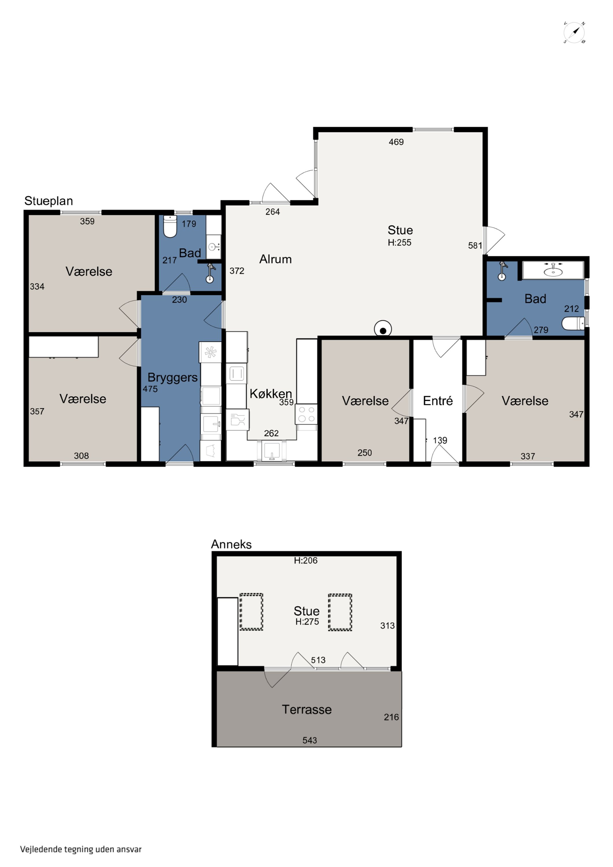 Plantegninger billede af Jagtvej 37, 8450 Hammel