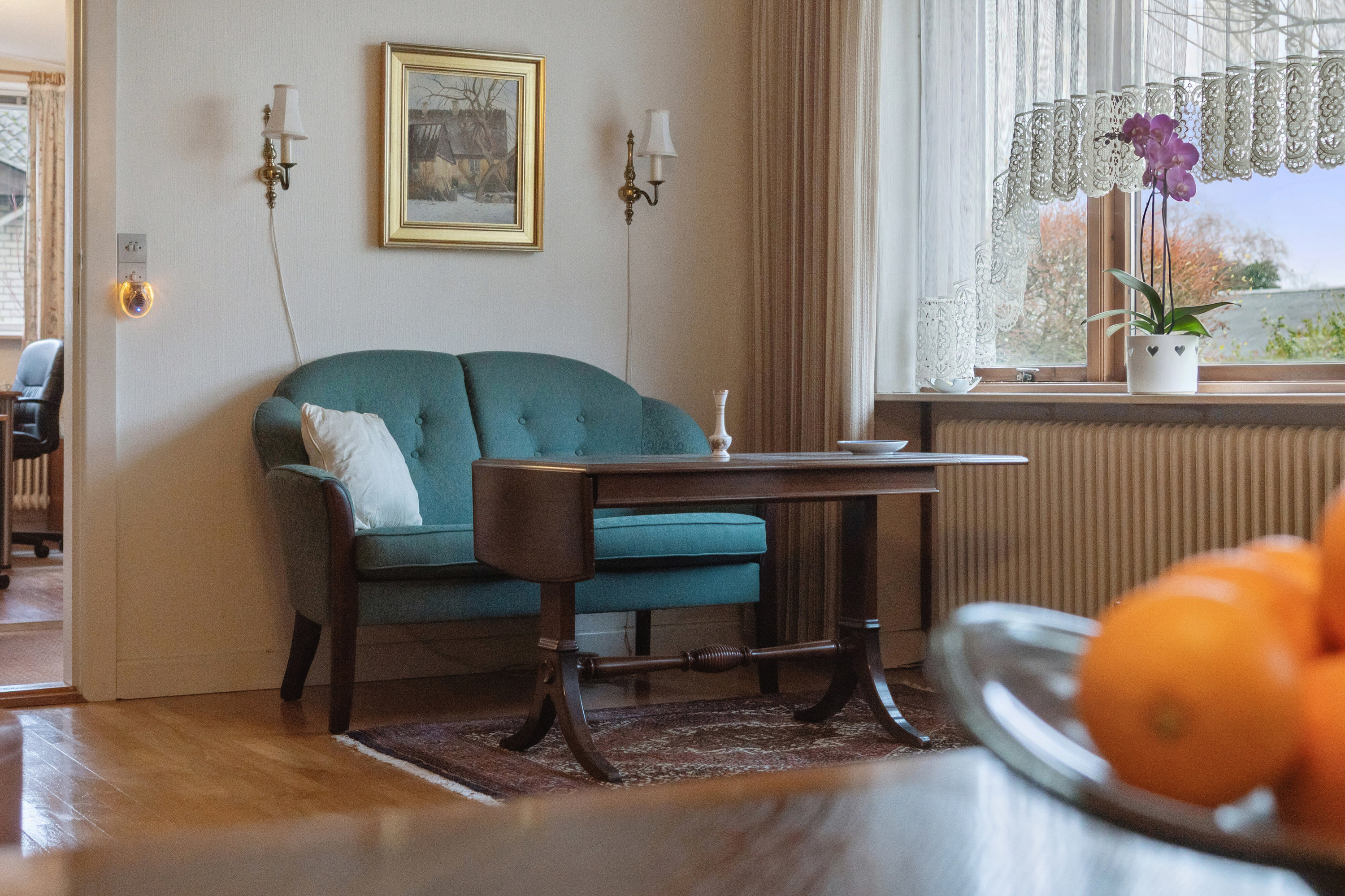 Fremhævet stue billede i fuldskærmstilstand. Billede af Havevej 48, 4700 Næstved