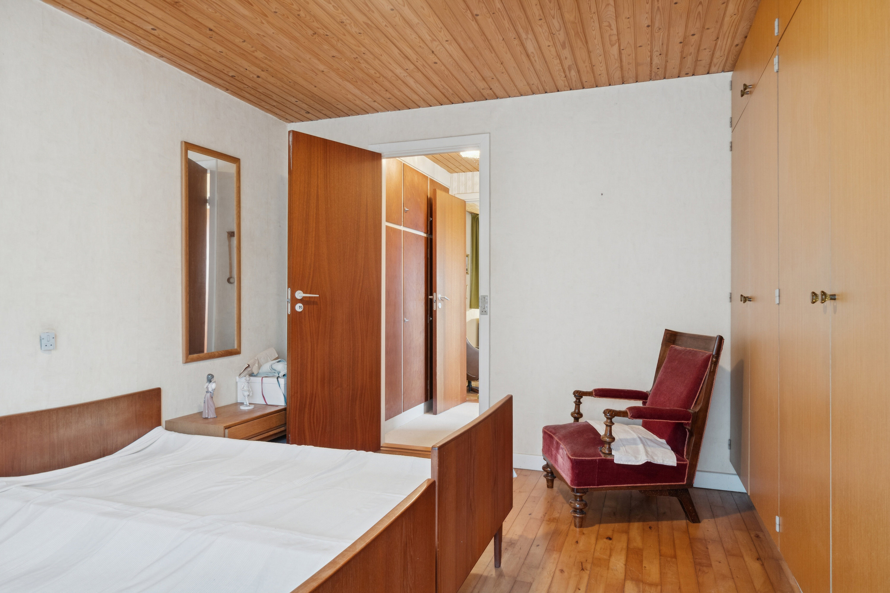 Fremhævet soveværelse billede i fuldskærmstilstand. Billede af Havevej 48, 4700 Næstved