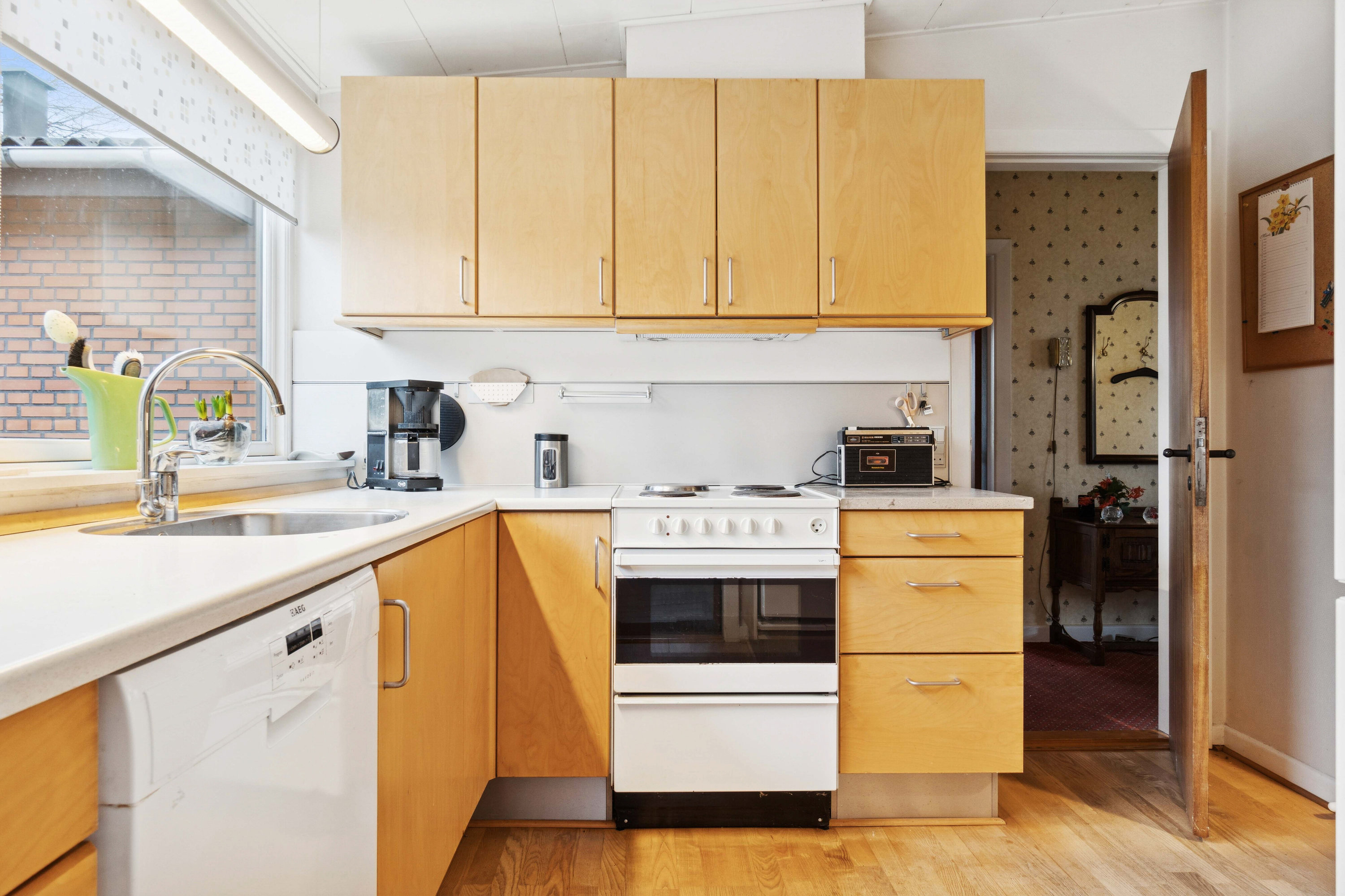 Fremhævet køkken billede i fuldskærmstilstand. Billede af Havevej 48, 4700 Næstved