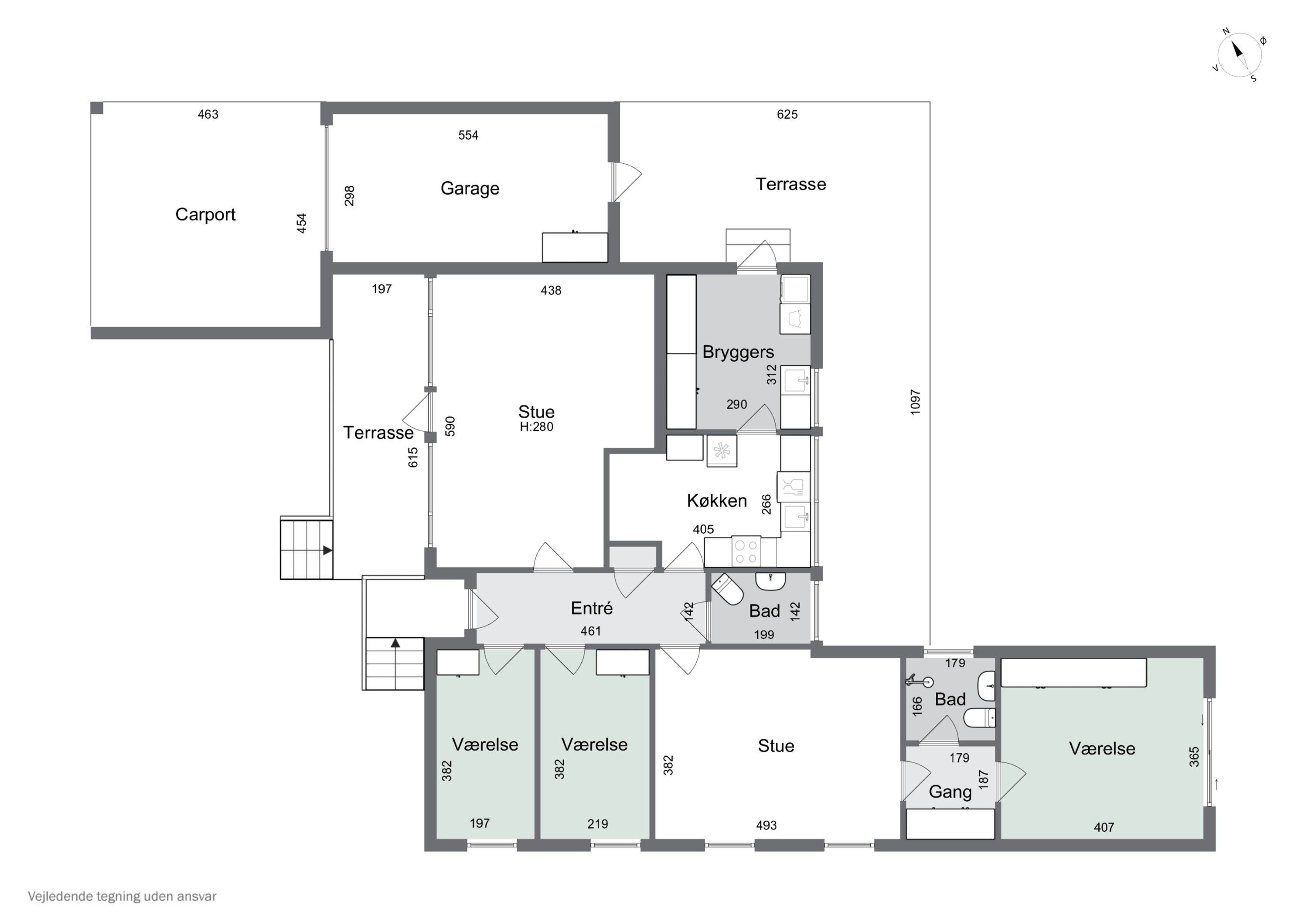 Plantegninger billede af Havevej 48, 4700 Næstved