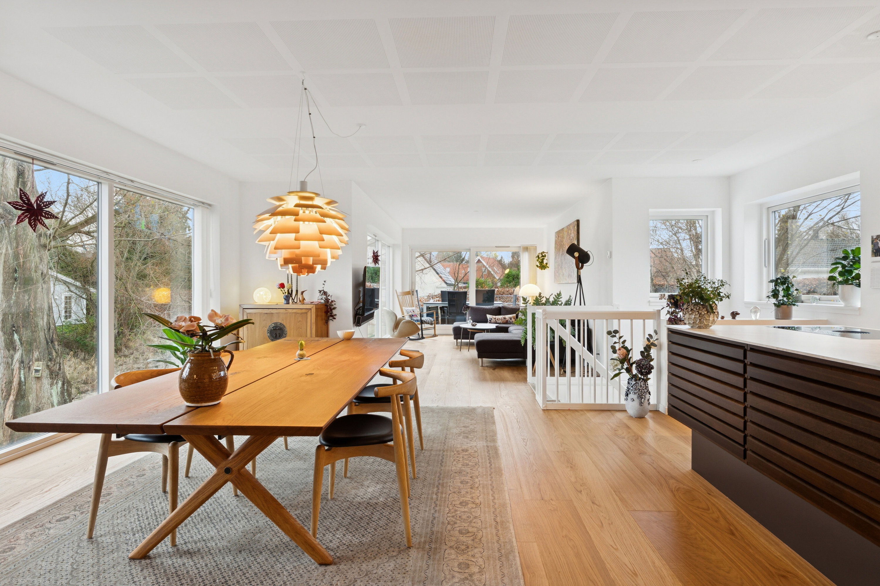 Villa: Spisestue på Mosebakken 18B, 2830 Virum