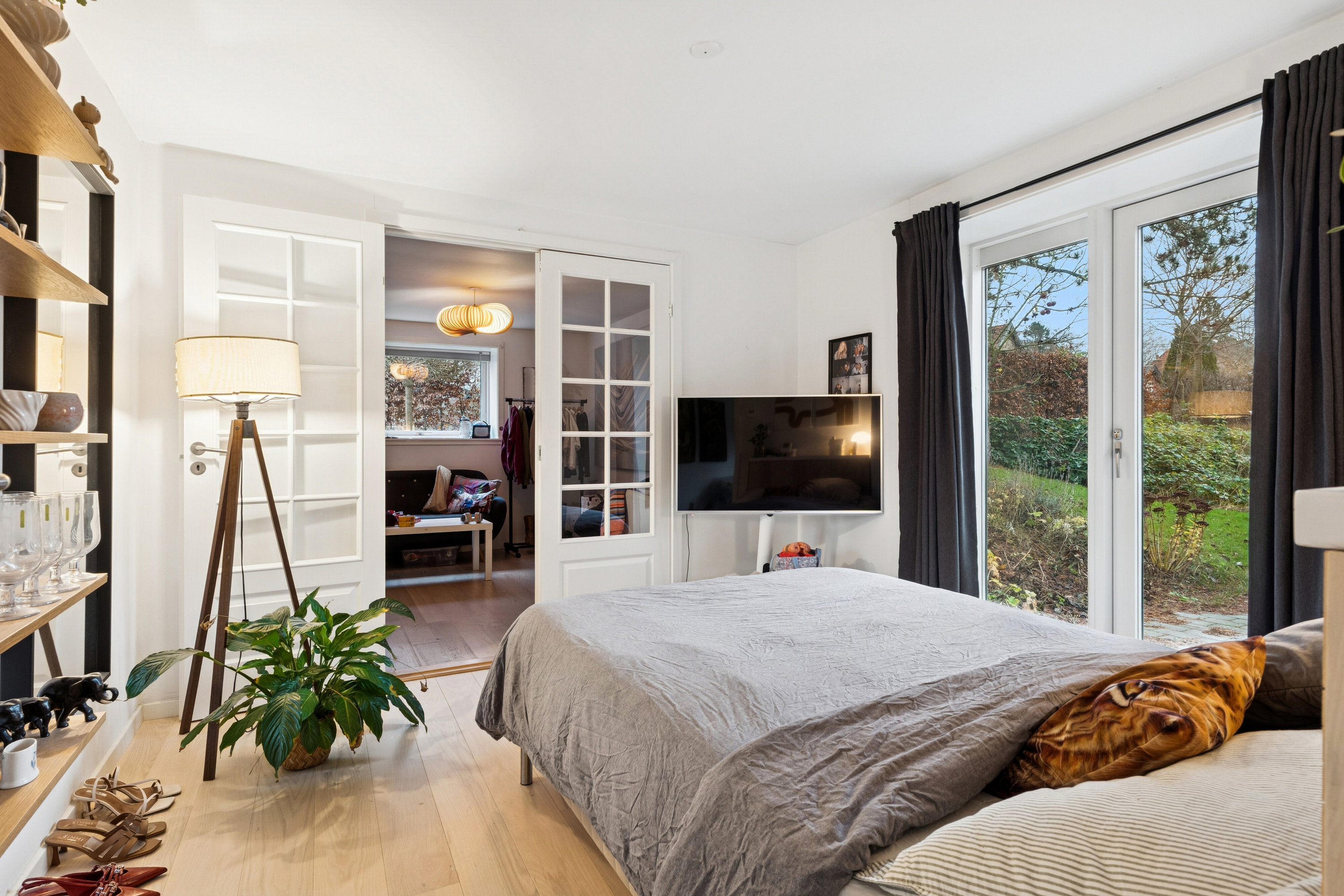 Fremhævet soveværelse billede i fuldskærmstilstand. Billede af Mosebakken 18B, 2830 Virum