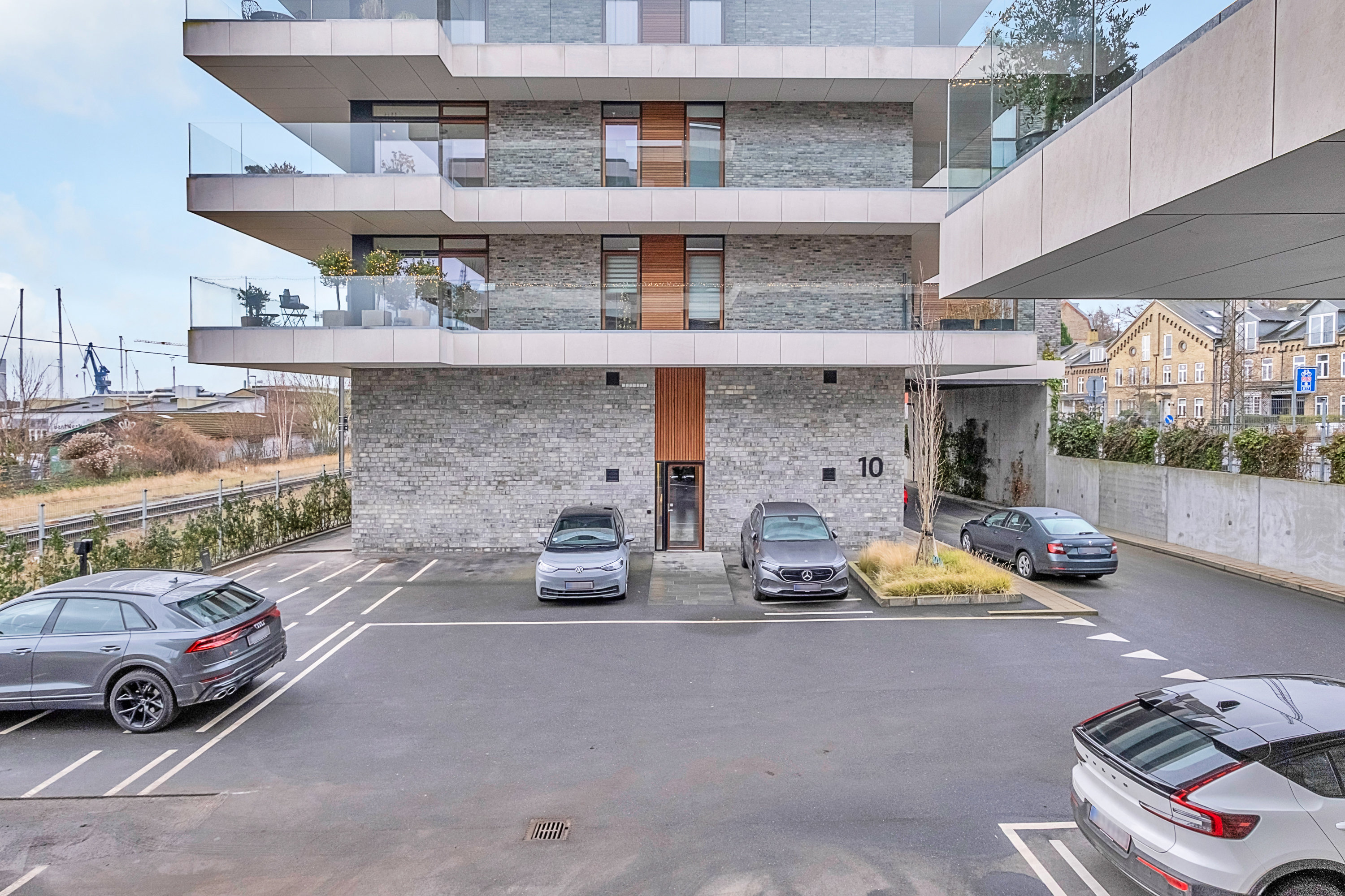 Fremhævet facade billede i fuldskærmstilstand. Billede af Langelinieparken 10, 1. th., 8000 Aarhus C