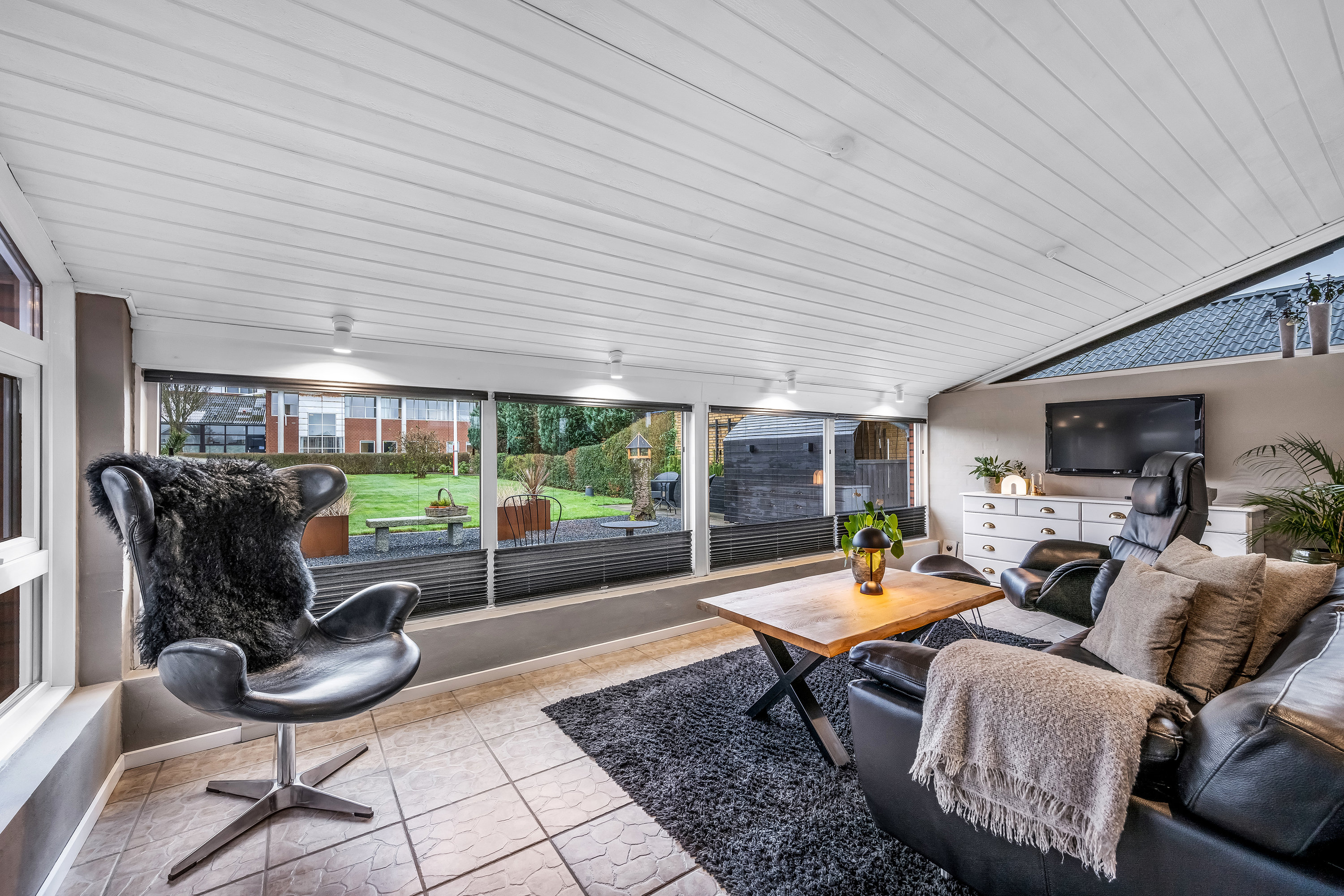 Fremhævet stue billede i fuldskærmstilstand. Billede af Violvej 8, 6900 Skjern