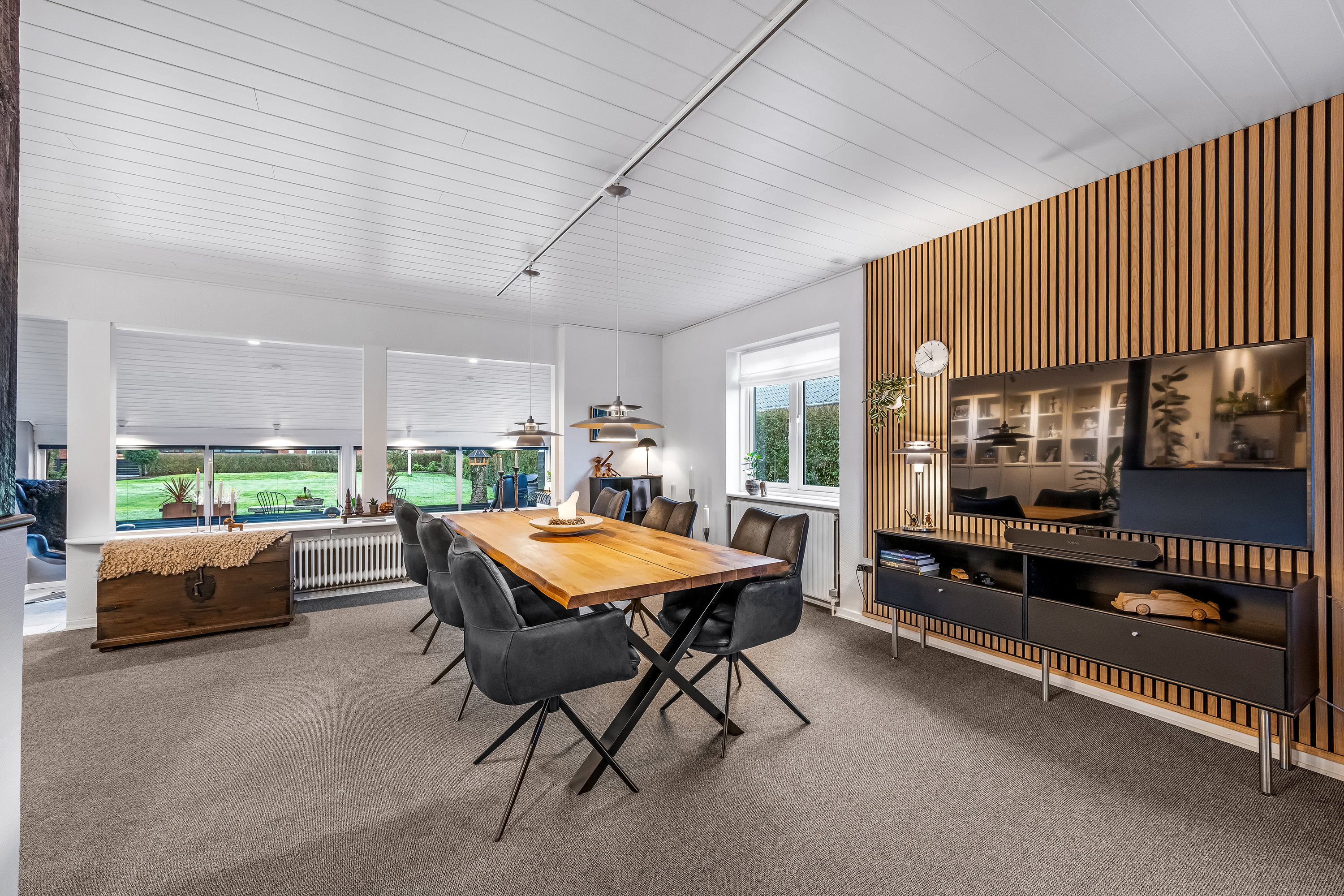 Fremhævet stue billede i fuldskærmstilstand. Billede af Violvej 8, 6900 Skjern