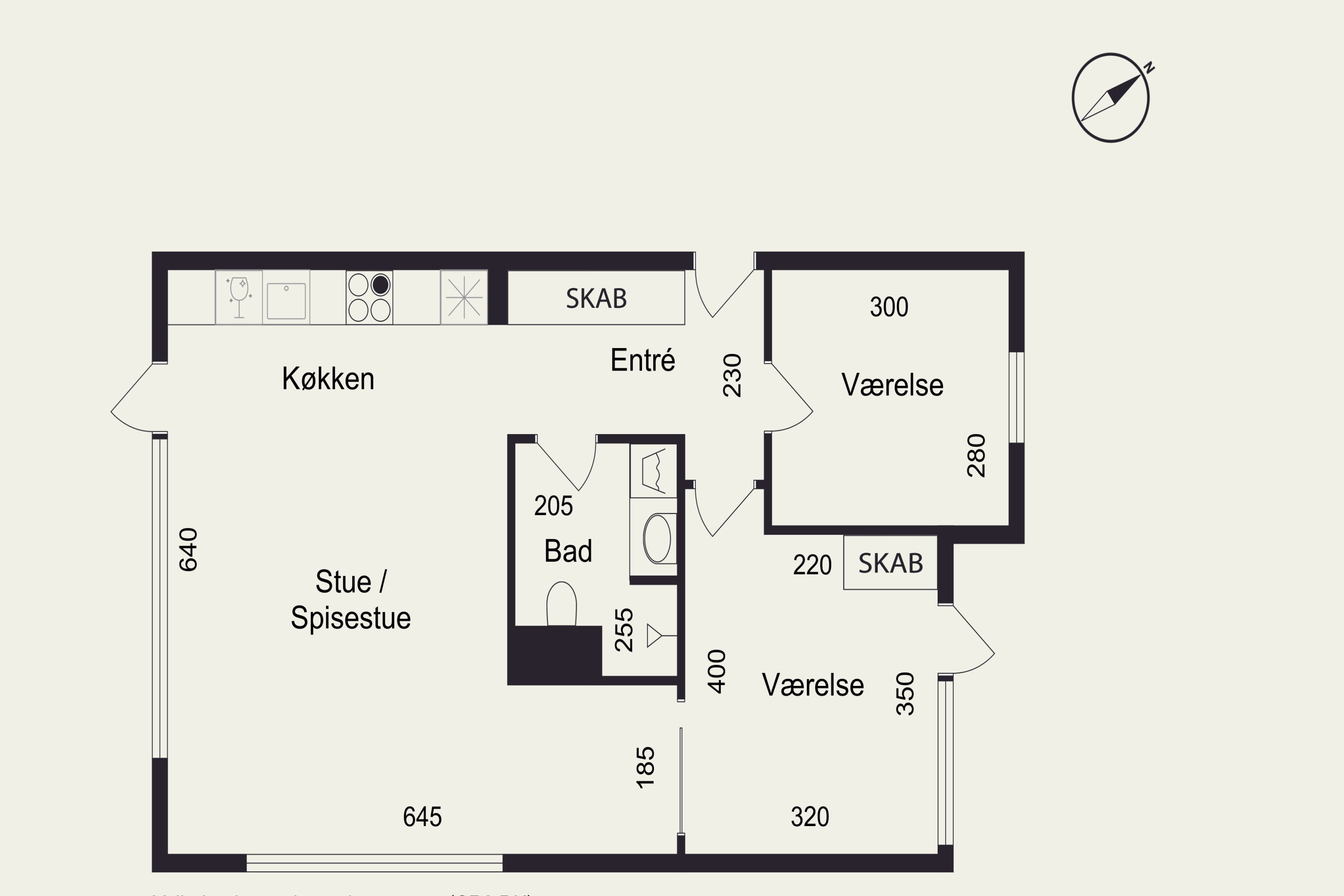 Plantegninger billede af Gyngemose Parkvej 1, st.. tv., 2860 Søborg