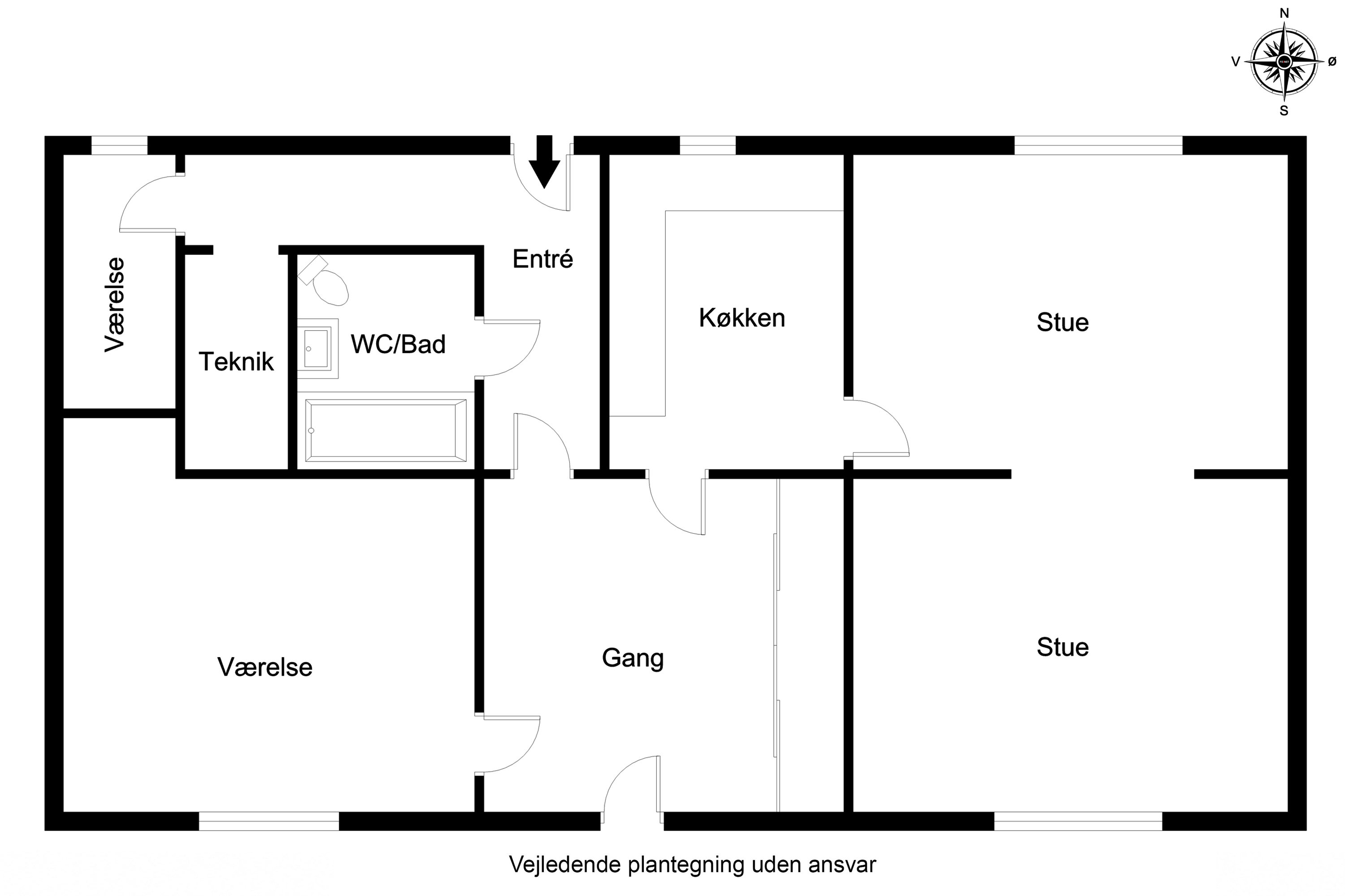 Plantegninger billede af Holstebrovej 47, 7600 Struer