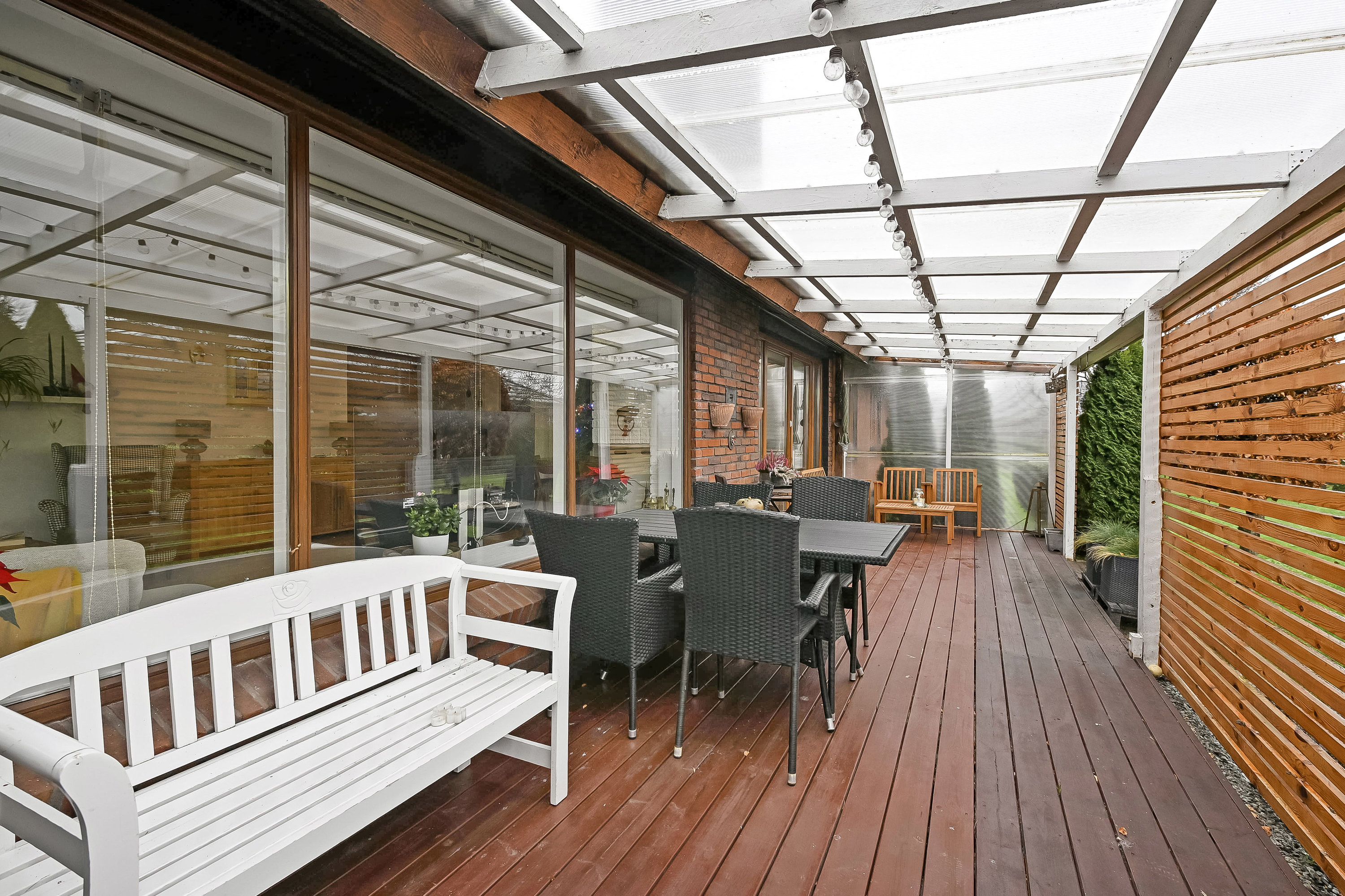 Fremhævet terrasse billede i fuldskærmstilstand. Billede af Vestparken 23, 6840 Oksbøl