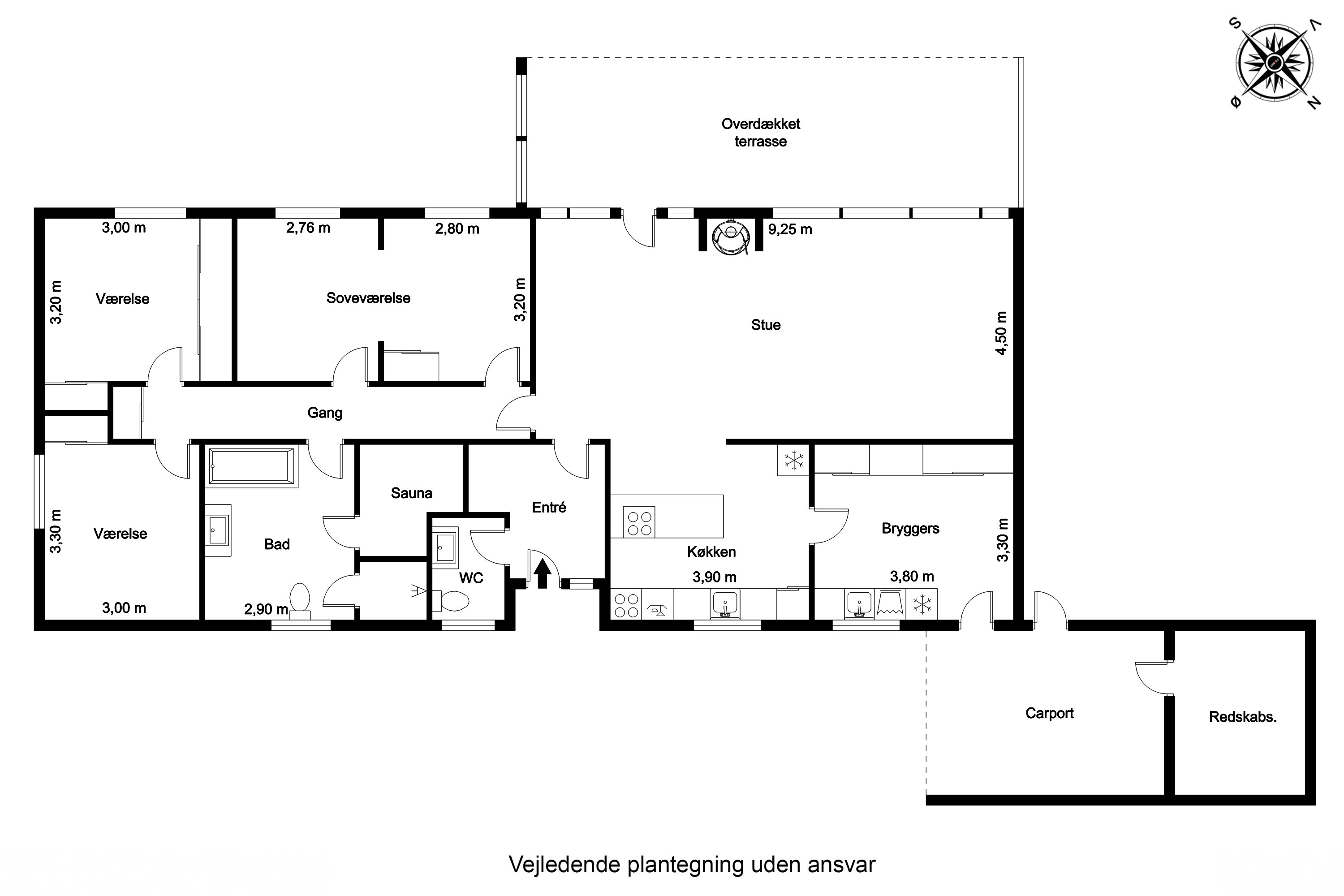 Plantegninger billede af Vestparken 23, 6840 Oksbøl