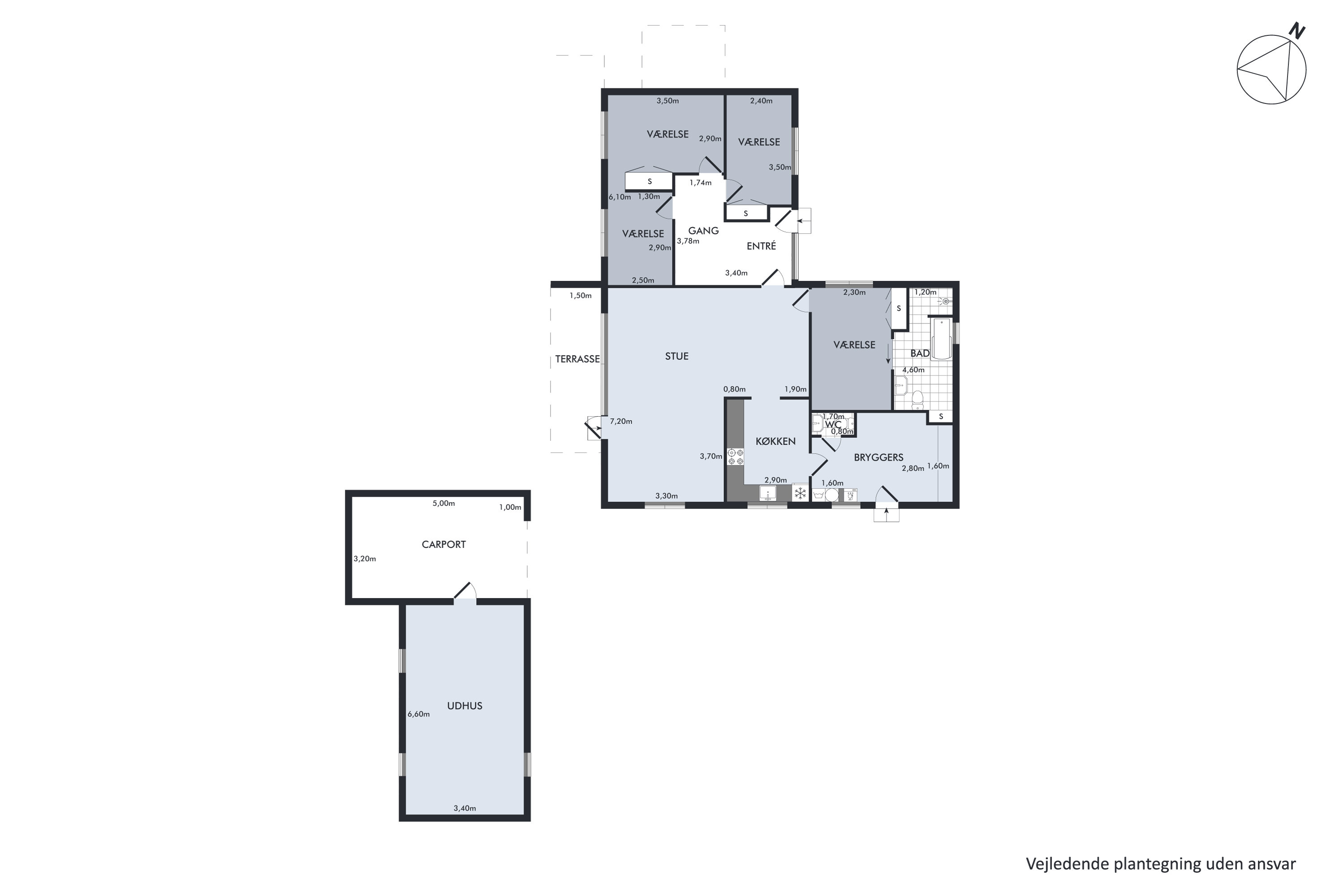 Plantegninger billede af Voer Færgevej 23, Hevring, 8950 Ørsted