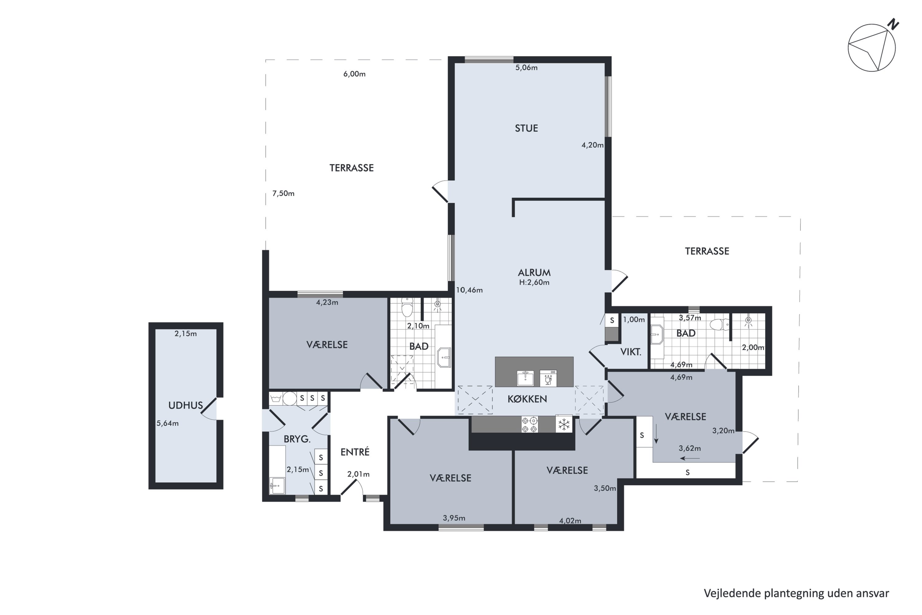 Plantegninger billede af Solhvervs Alle 13, 9440 Aabybro