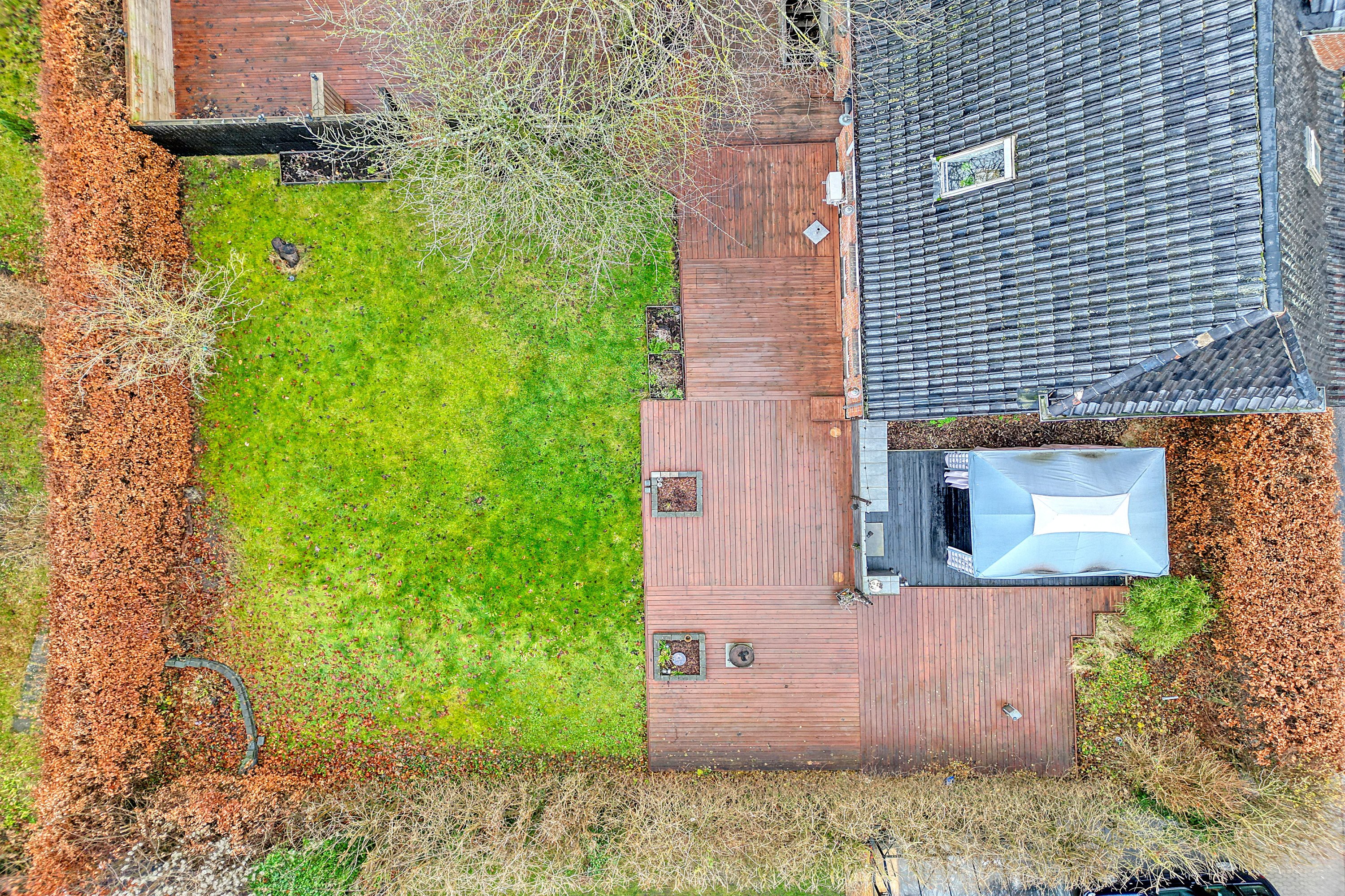 Fremhævet luftfoto billede i fuldskærmstilstand. Billede af Hovedgaden 18, 1., 4622 Havdrup