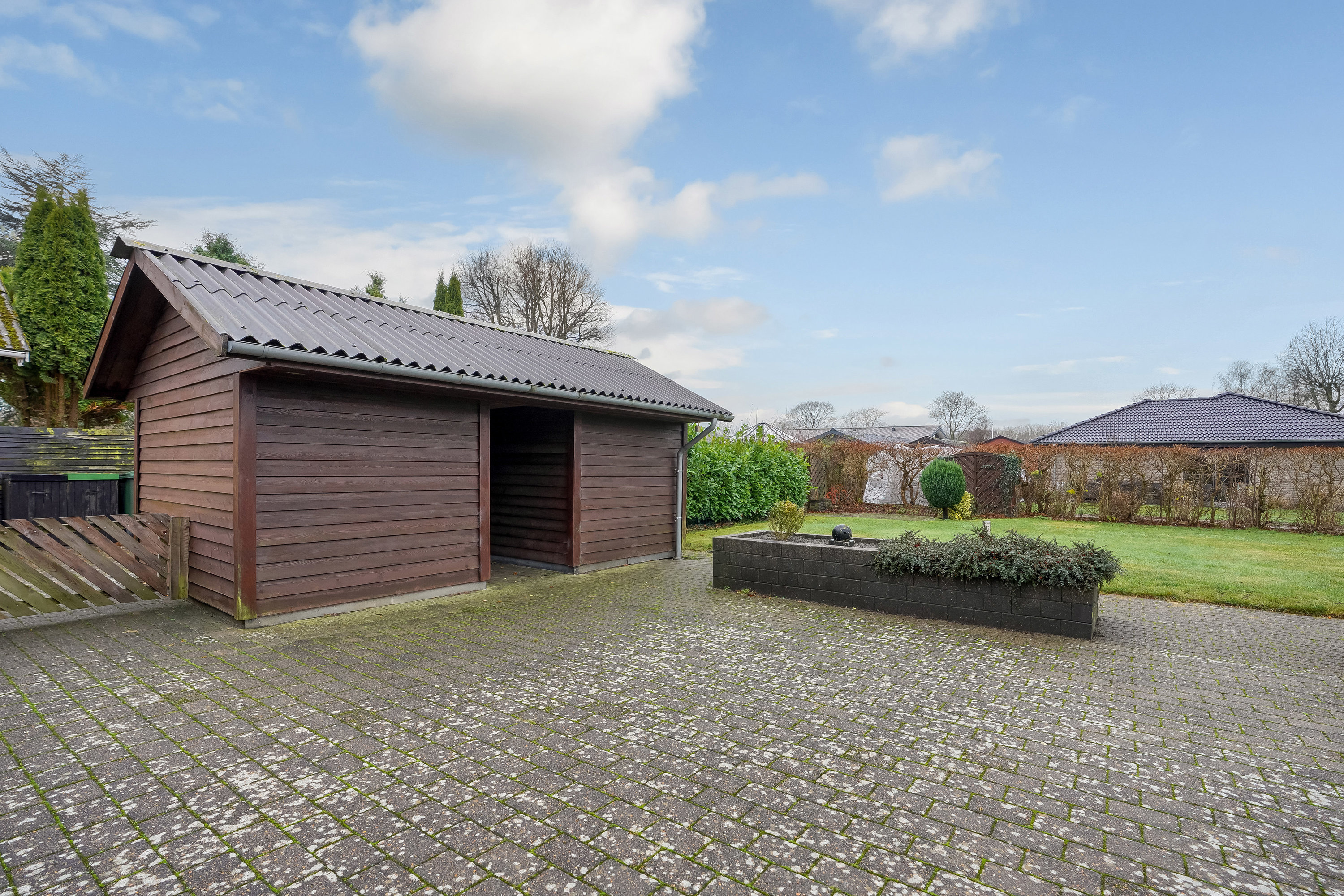 Miniaturebillede 1: have. Billede af Krogagervej 24, 7200 Grindsted