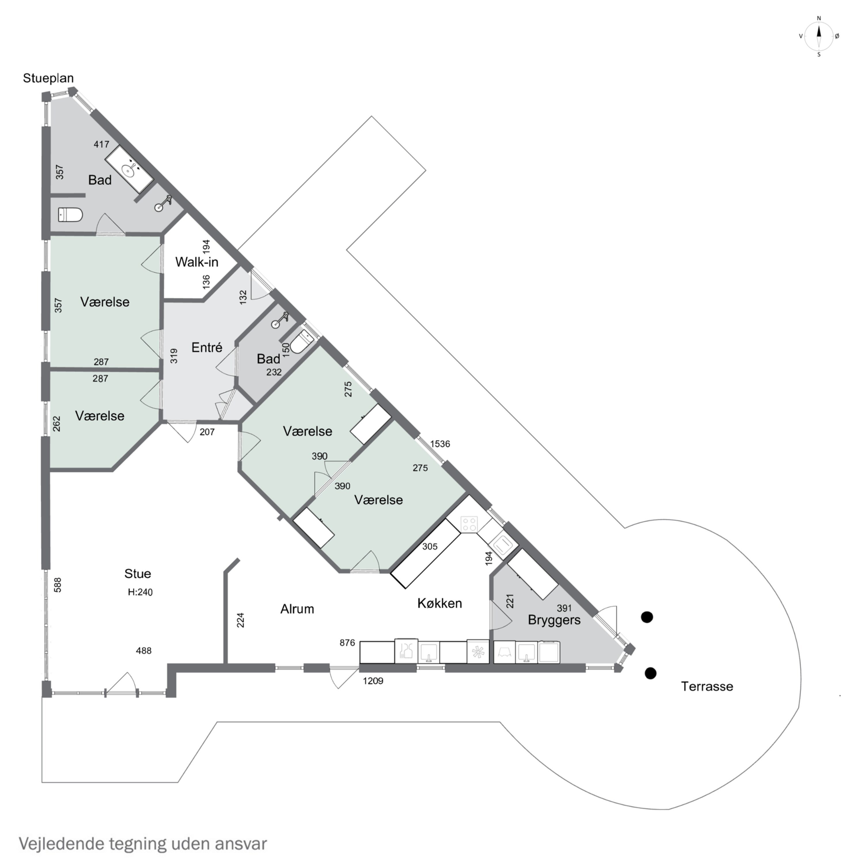Plantegninger billede af Byvangen 34, Slots Bjergby, 4200 Slagelse