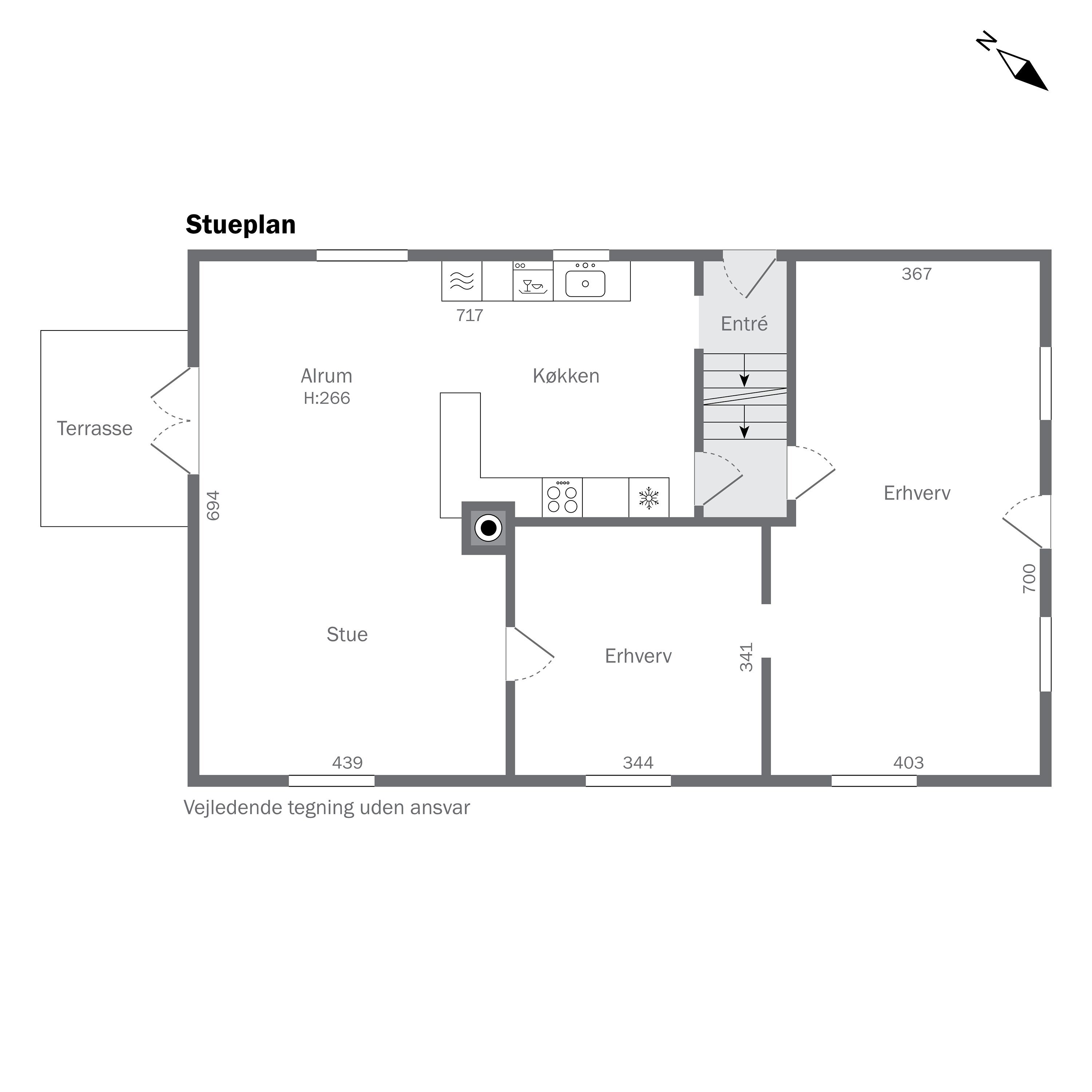 Plantegninger billede af Munkholmvej 43, 4300 Holbæk