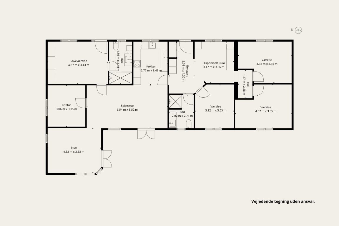 Plantegninger billede af Platanvej 41, Hammelev, 6500 Vojens