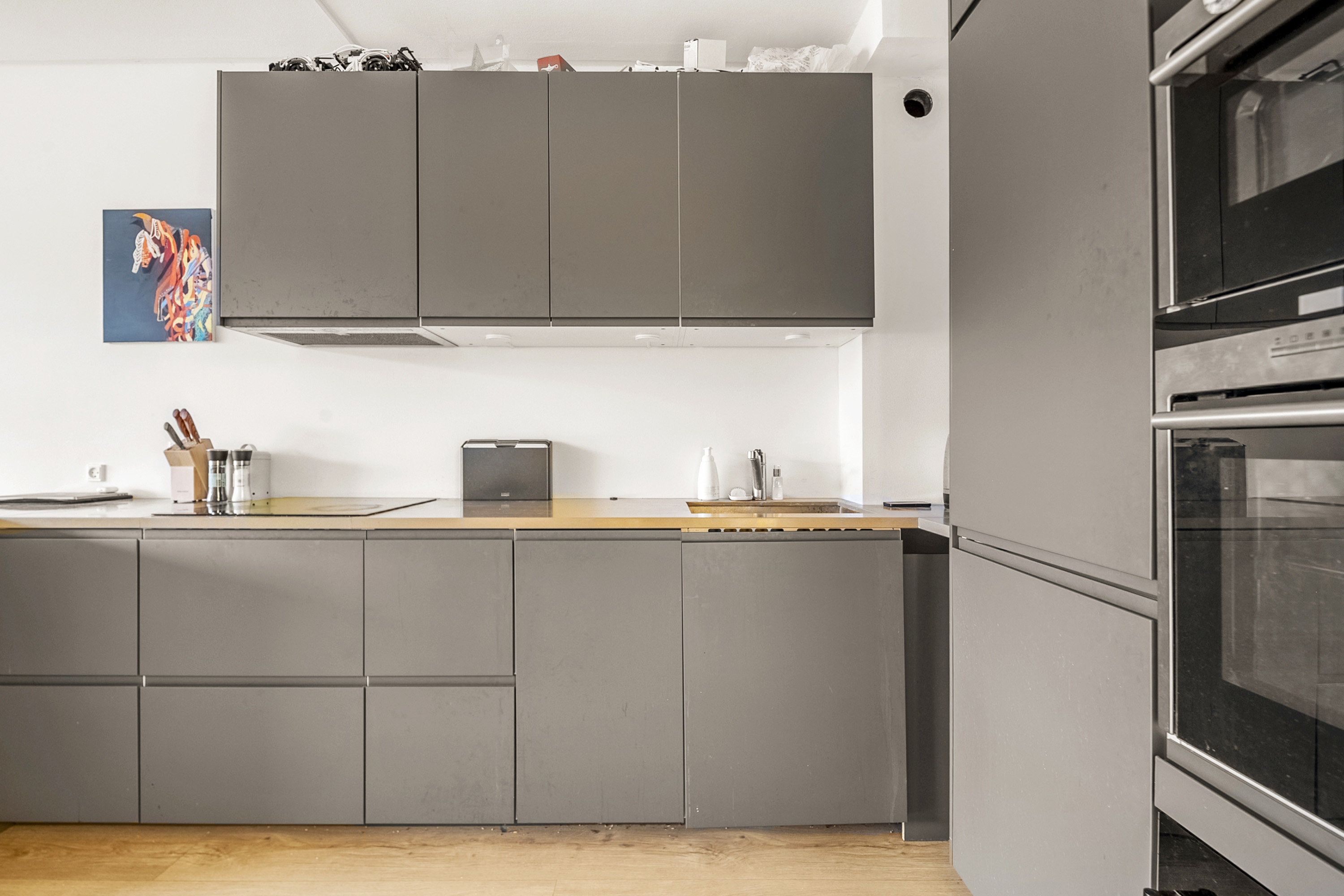 Fremhævet køkken billede i fuldskærmstilstand. Billede af Edouard Suensons Gade 4, 4. b., Trøjborg, 8200 Aarhus N