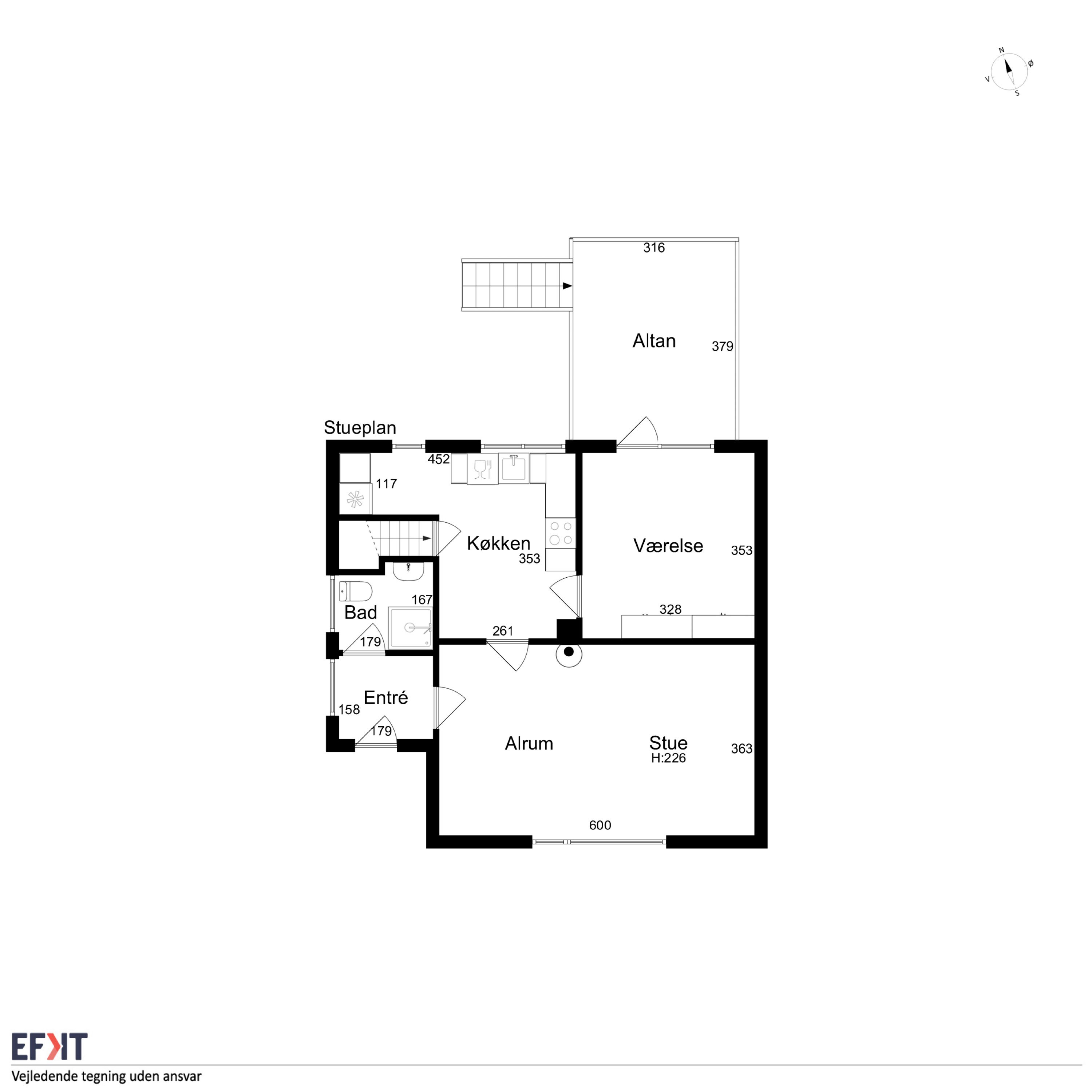 Plantegninger billede af Spodsbjergvej 159, Gammel Skrøbelev, 5900 Rudkøbing